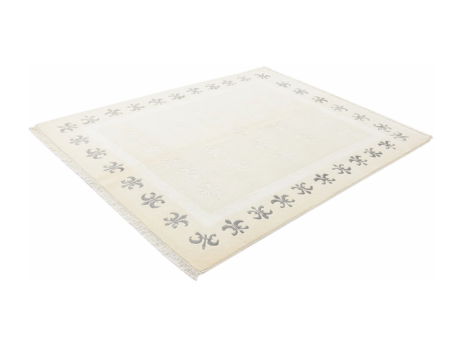 Tappeto in lana 150x201 beige Darya