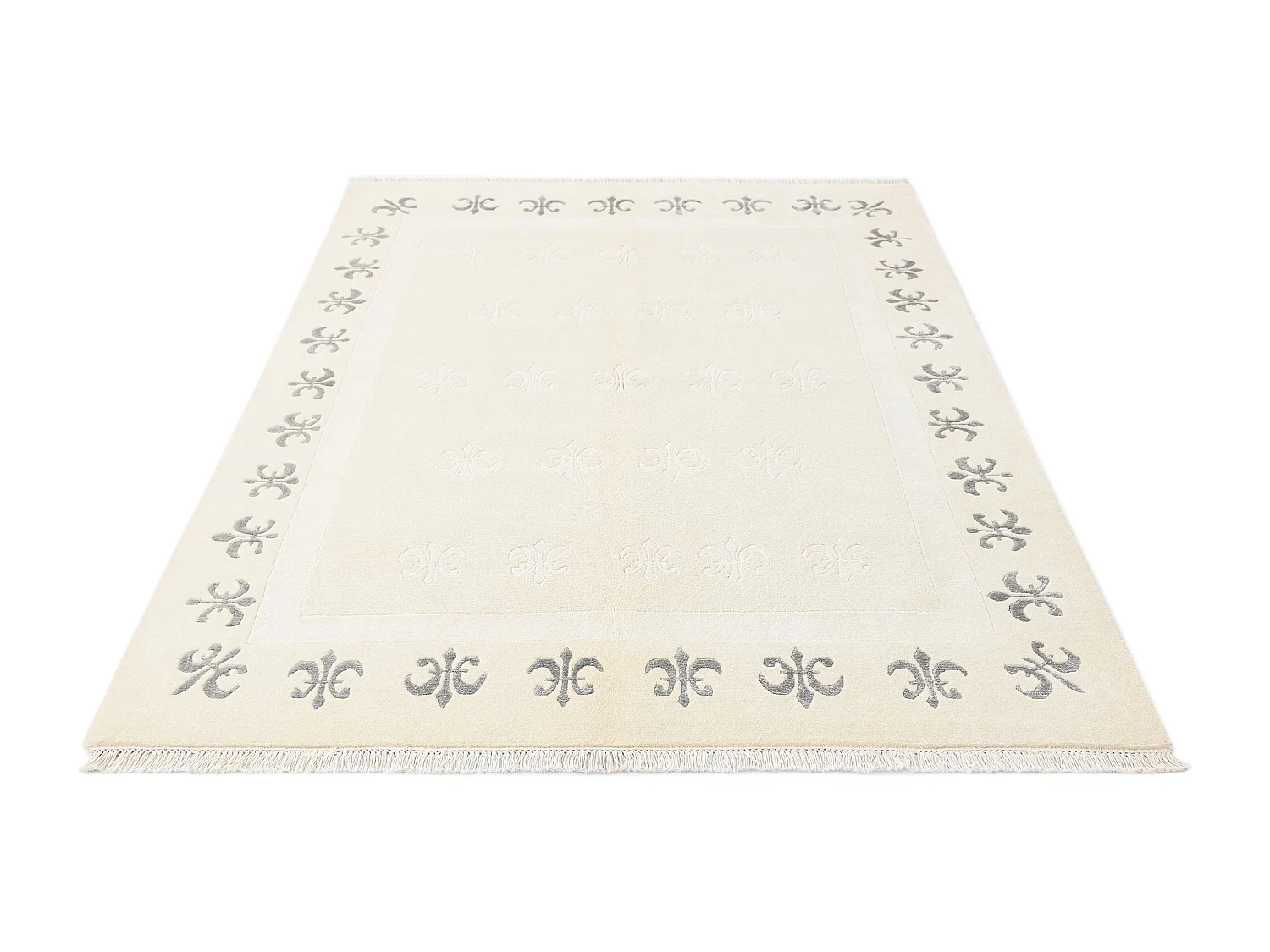 Tappeto in lana 150x201 beige Darya