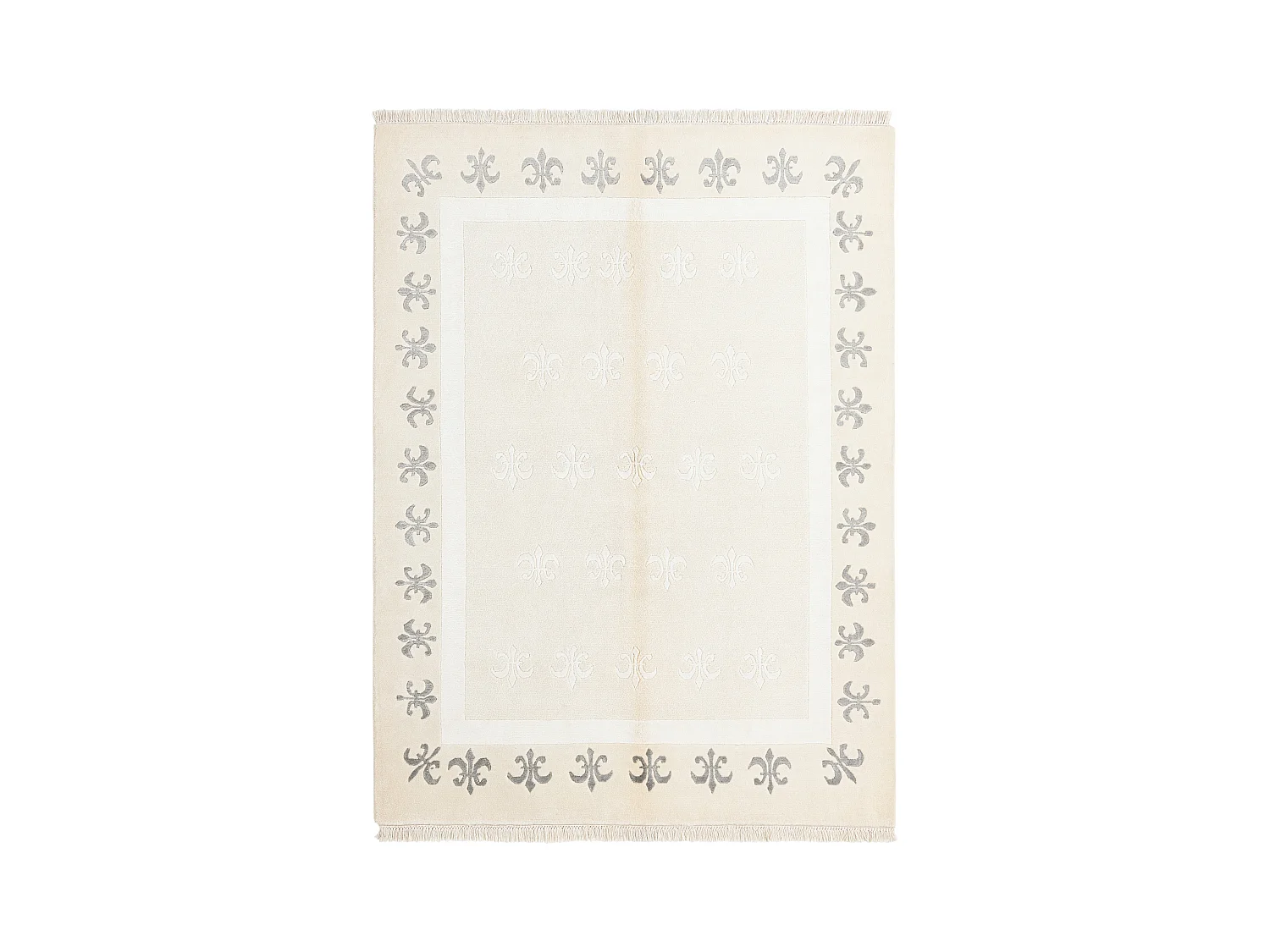 Tappeto in lana 150x201 beige Darya