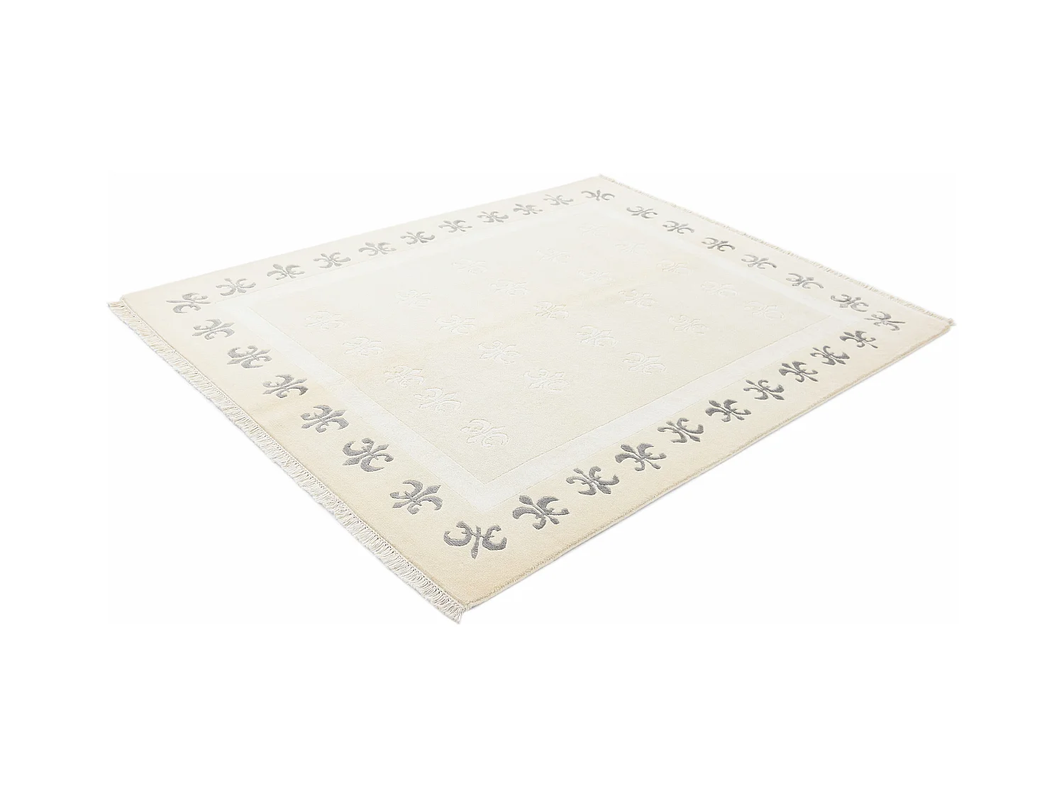 Wollteppich 150x201 Beige Darya