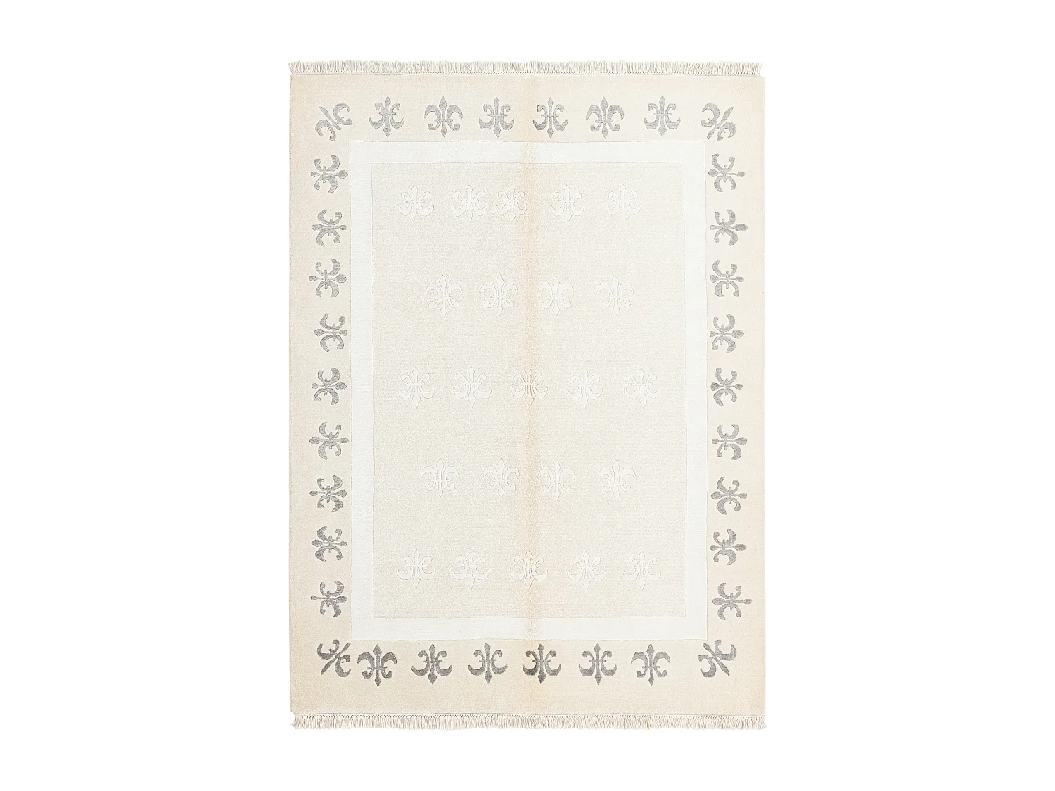 Tapis de laine 150x201 beige Darya