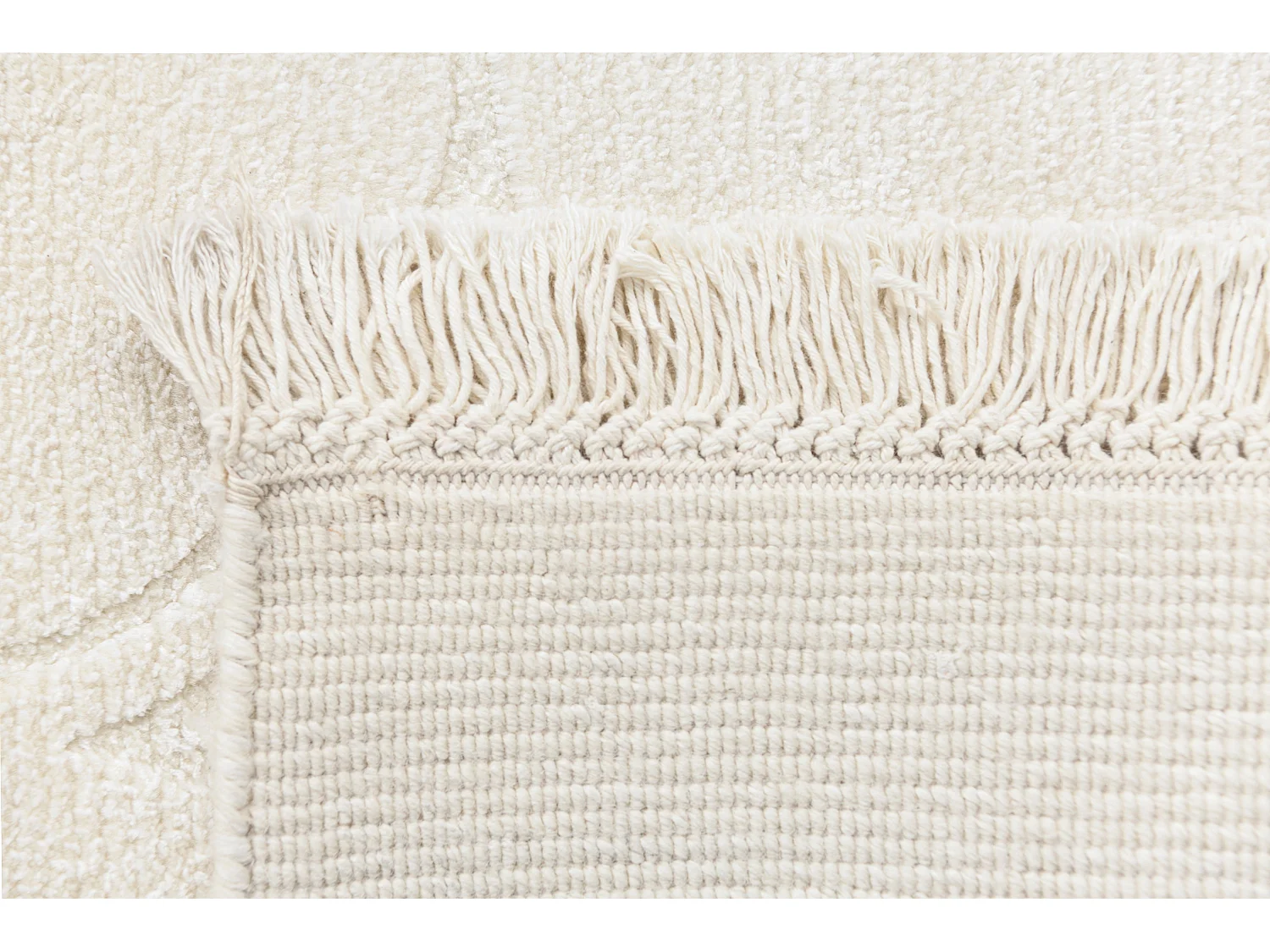 Läufer-Wollteppich 79x198 Beige Darya