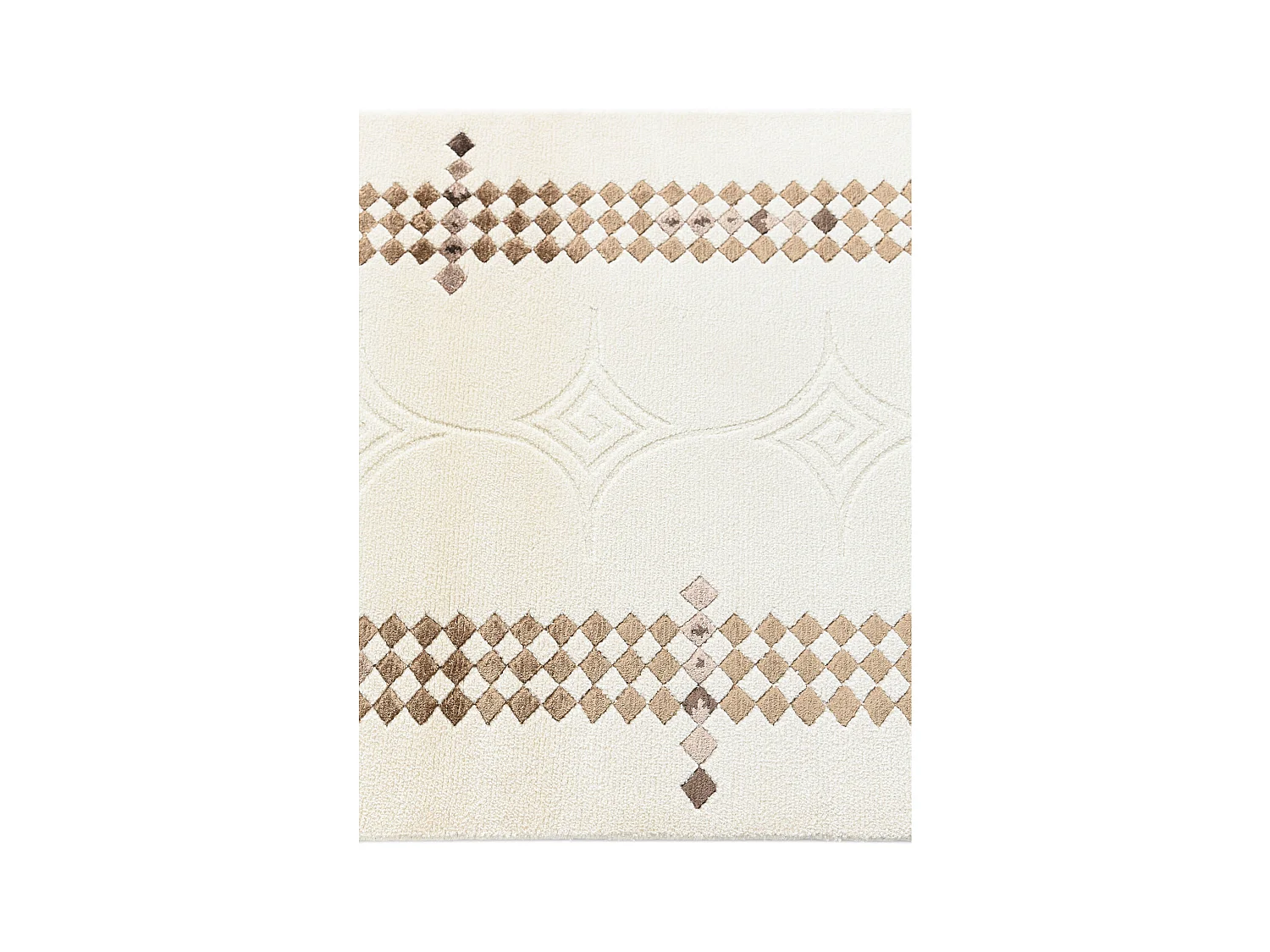 Tappeto per corridoio in lana 79x198 beige Darya