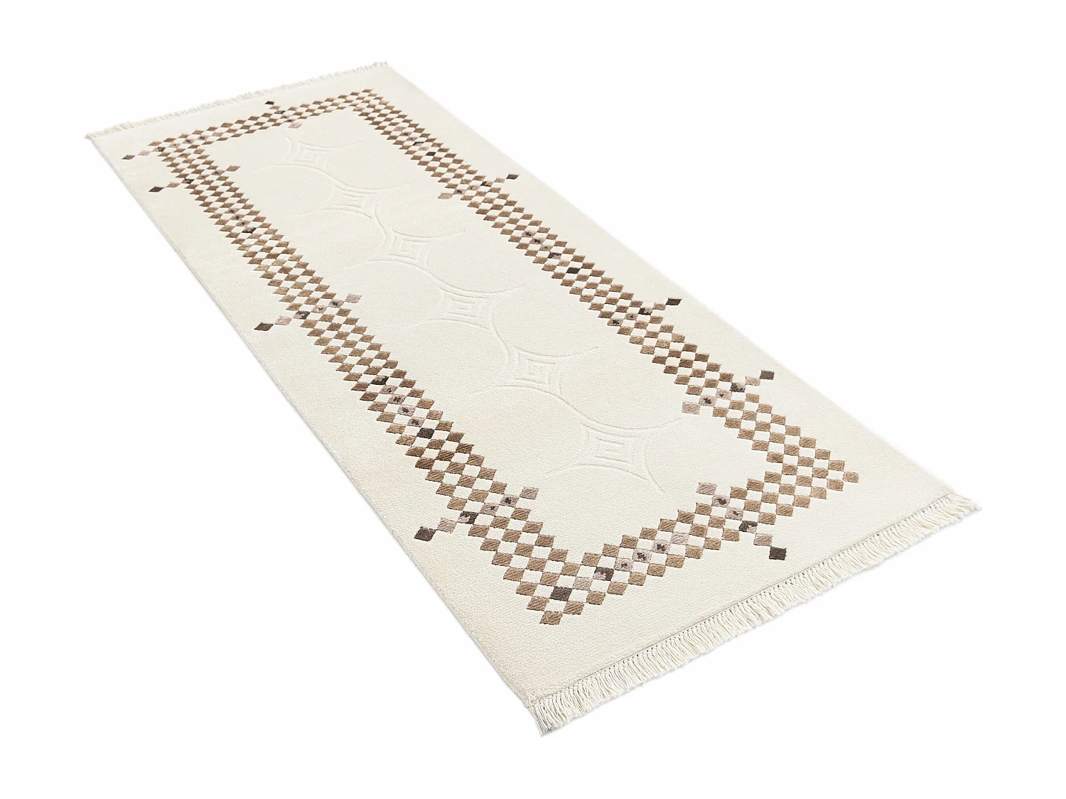 Loper-Woltapijt 198x79 Beige Darya