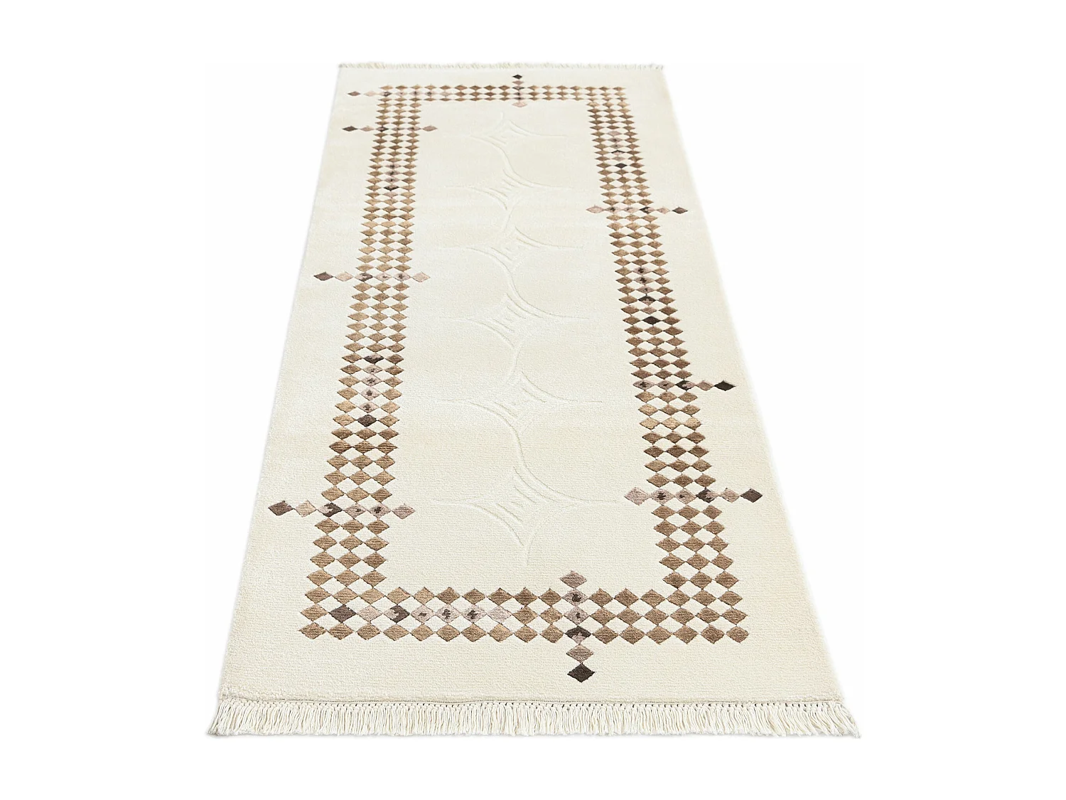 Loper-Woltapijt 198x79 Beige Darya