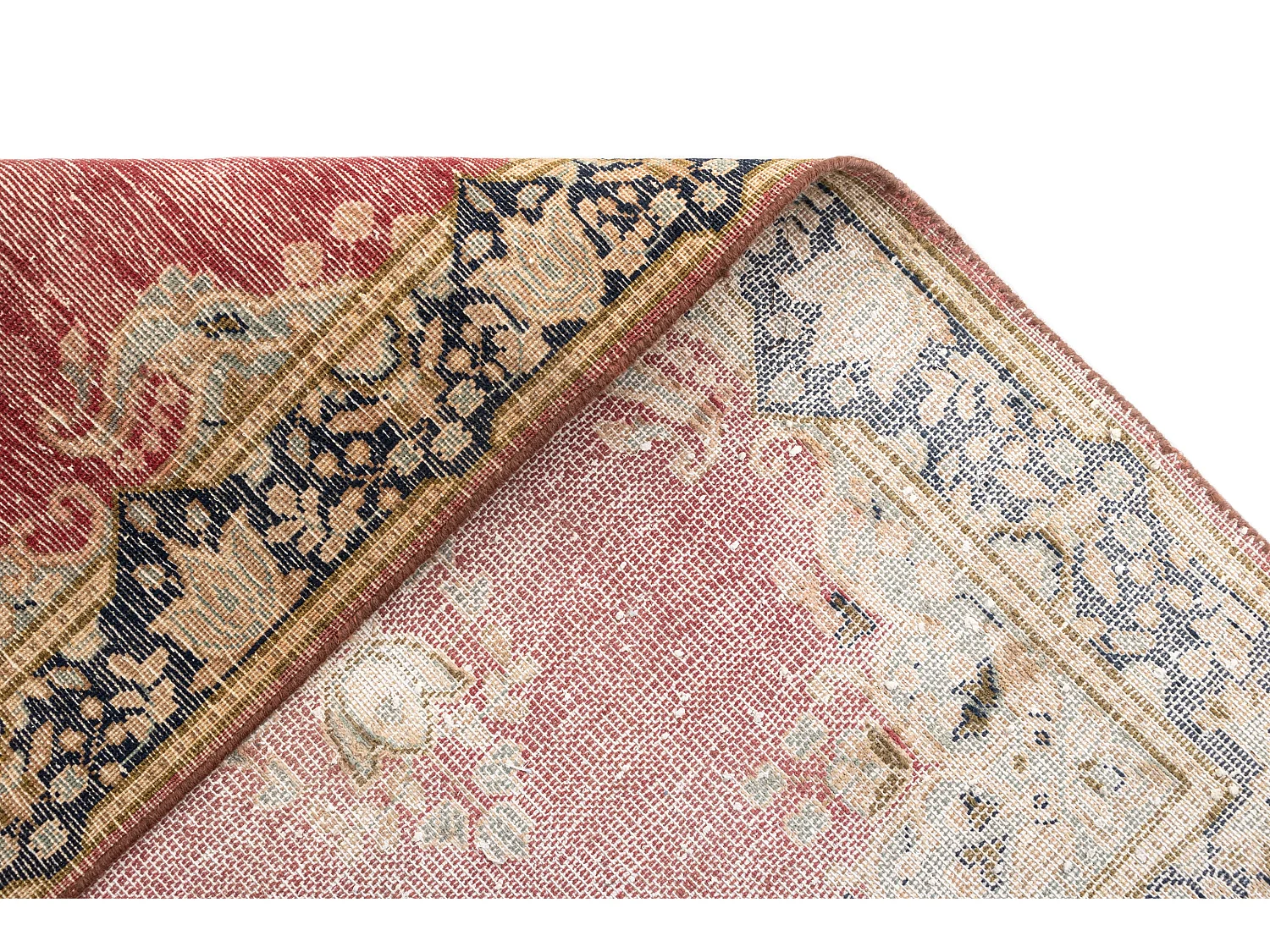 Tappeto in lana 88x141 rosso Vintage Royal