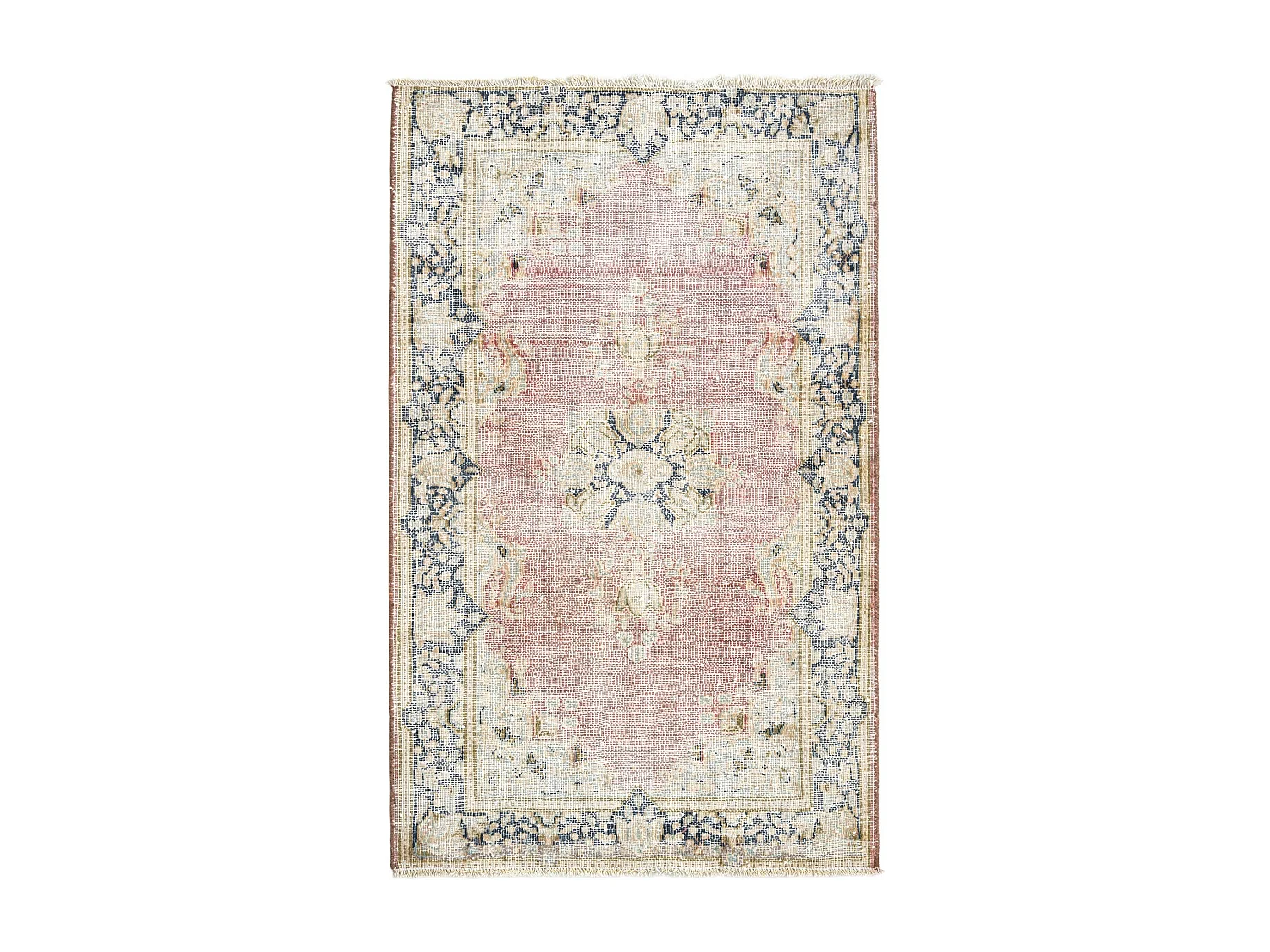 Tappeto in lana 88x141 rosso Vintage Royal