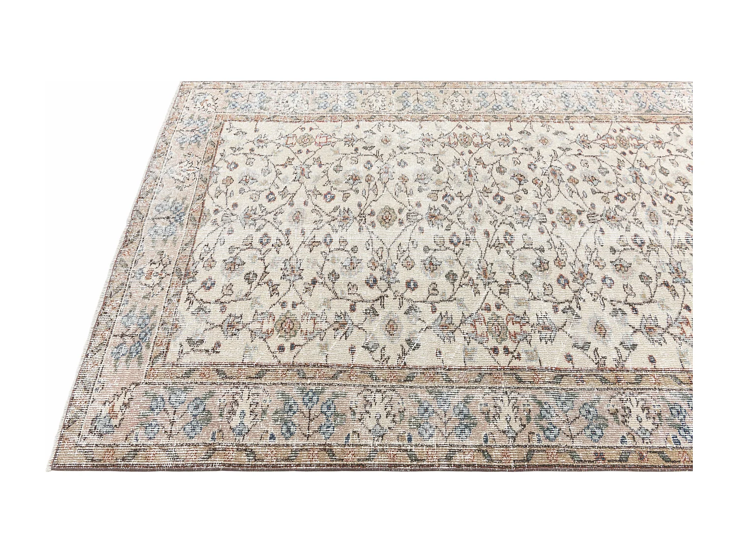 Tapis de laine 142x241 beige Ultra Vintage