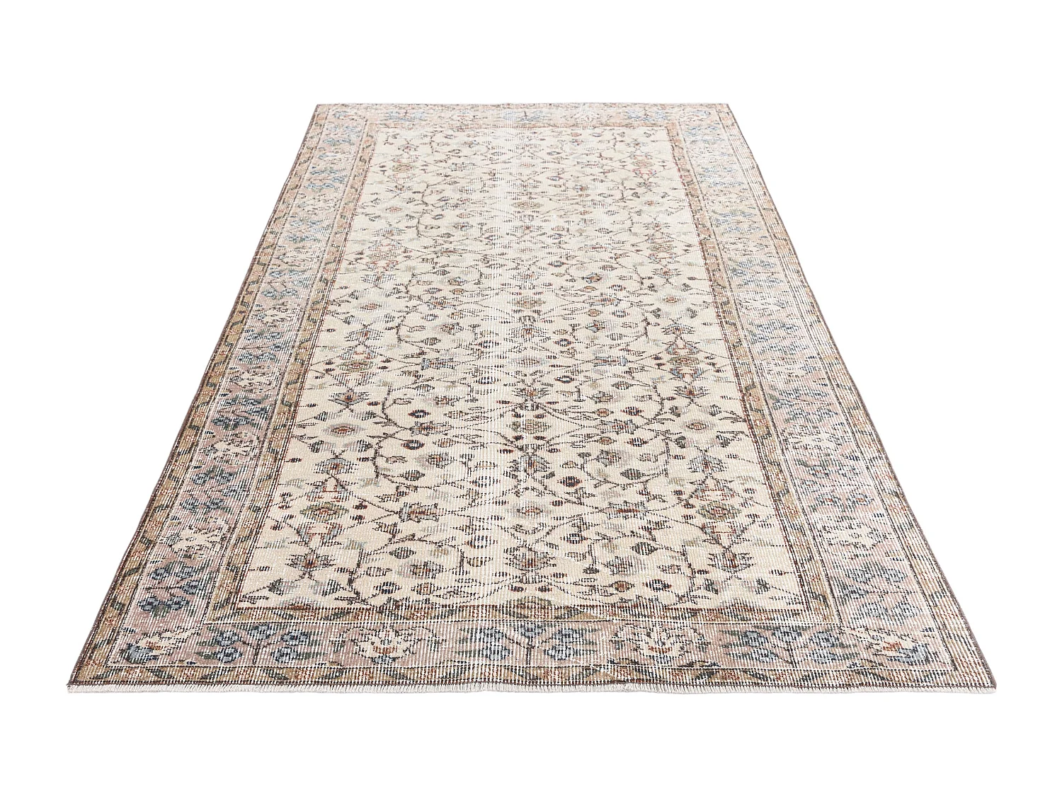 Tapis de laine 142x241 beige Ultra Vintage