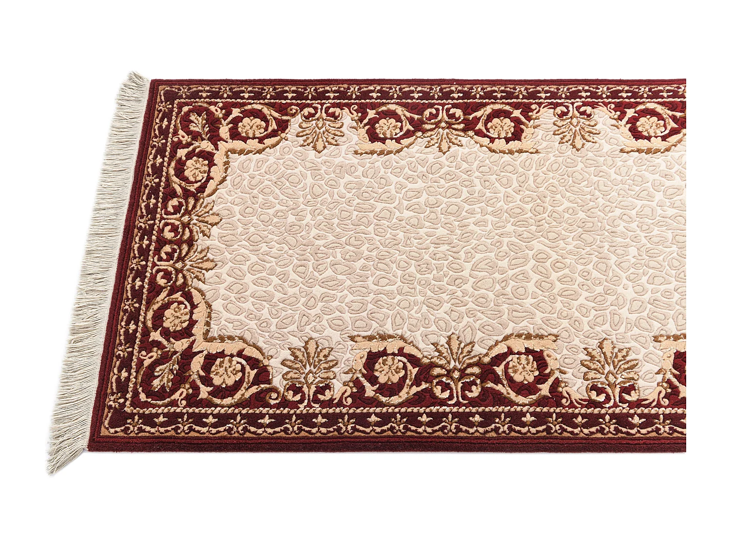 Läufer-Wollteppich 84x300 Rot Darya