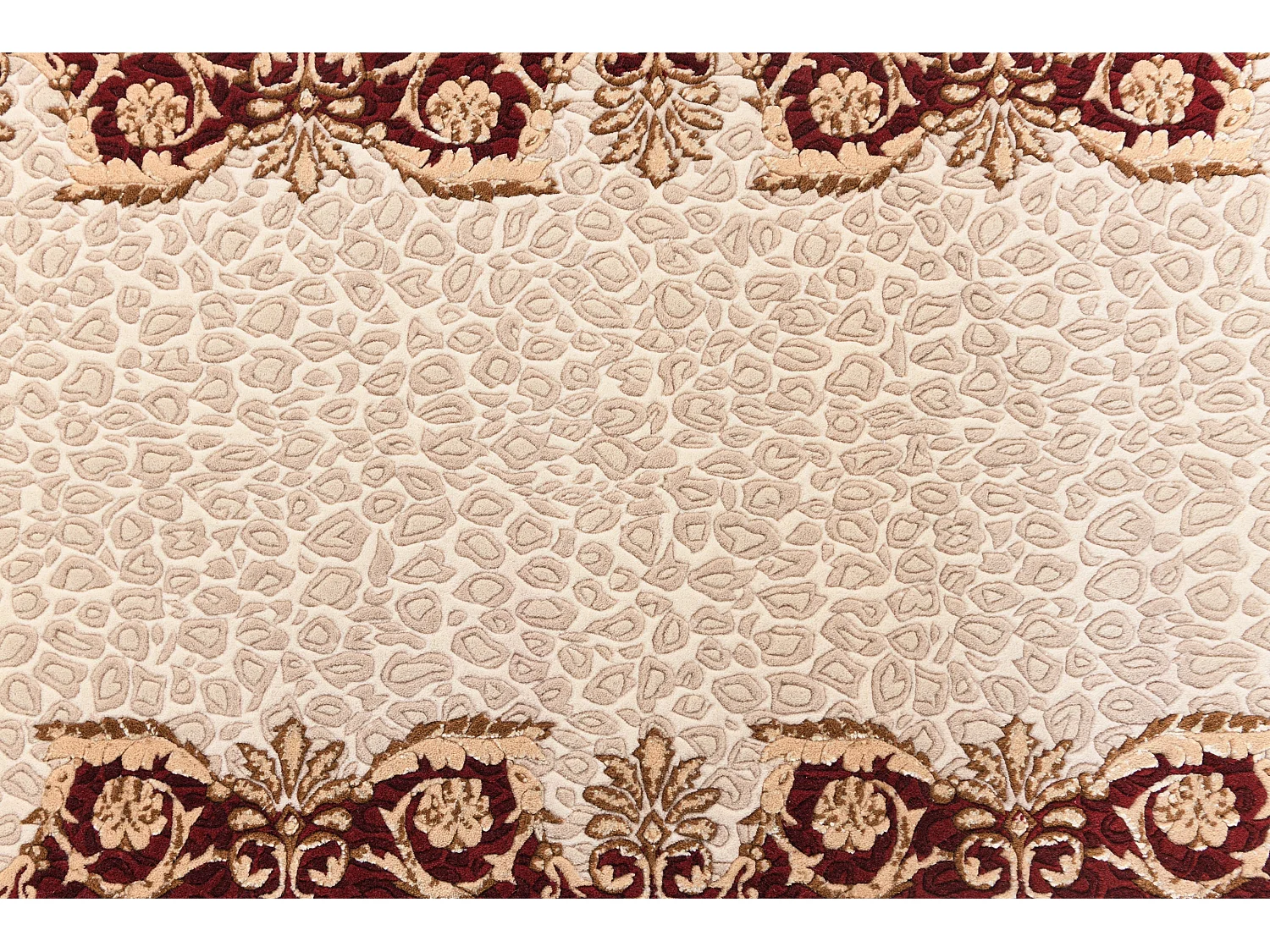 Läufer-Wollteppich 84x300 Rot Darya