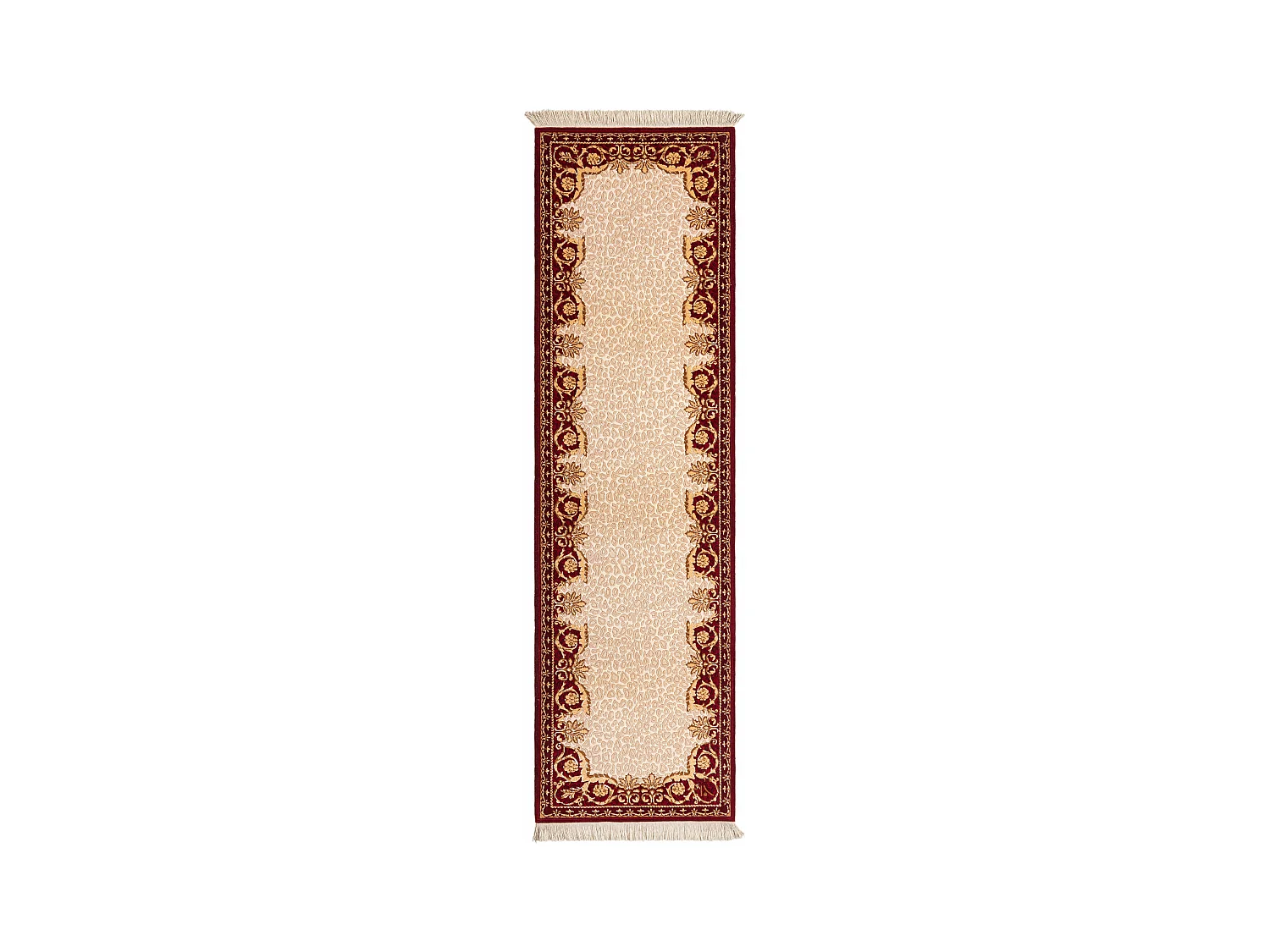 Tapis de couloir en laine 84x300 rouge Darya