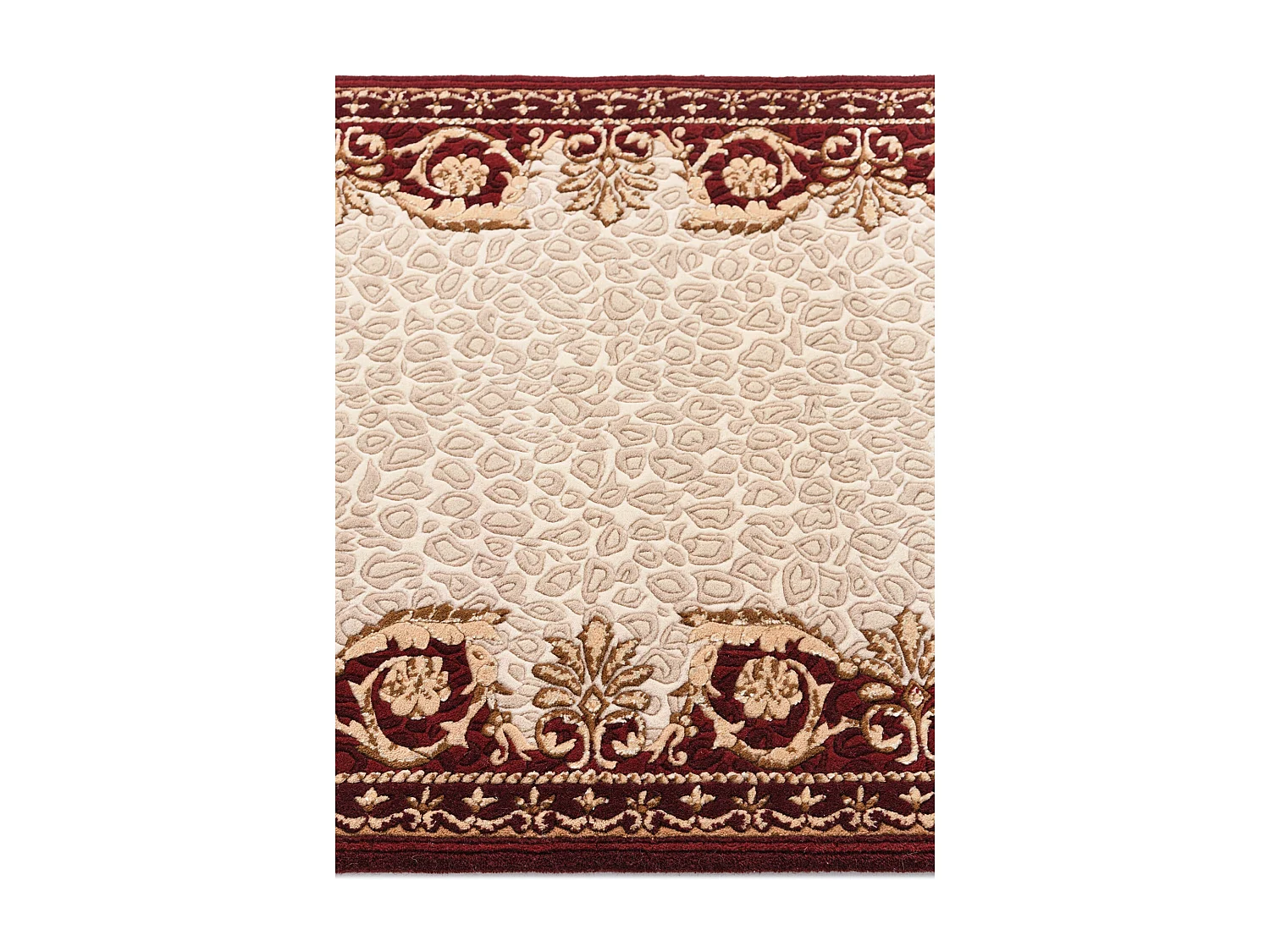 Tapis de couloir en laine 84x300 rouge Darya