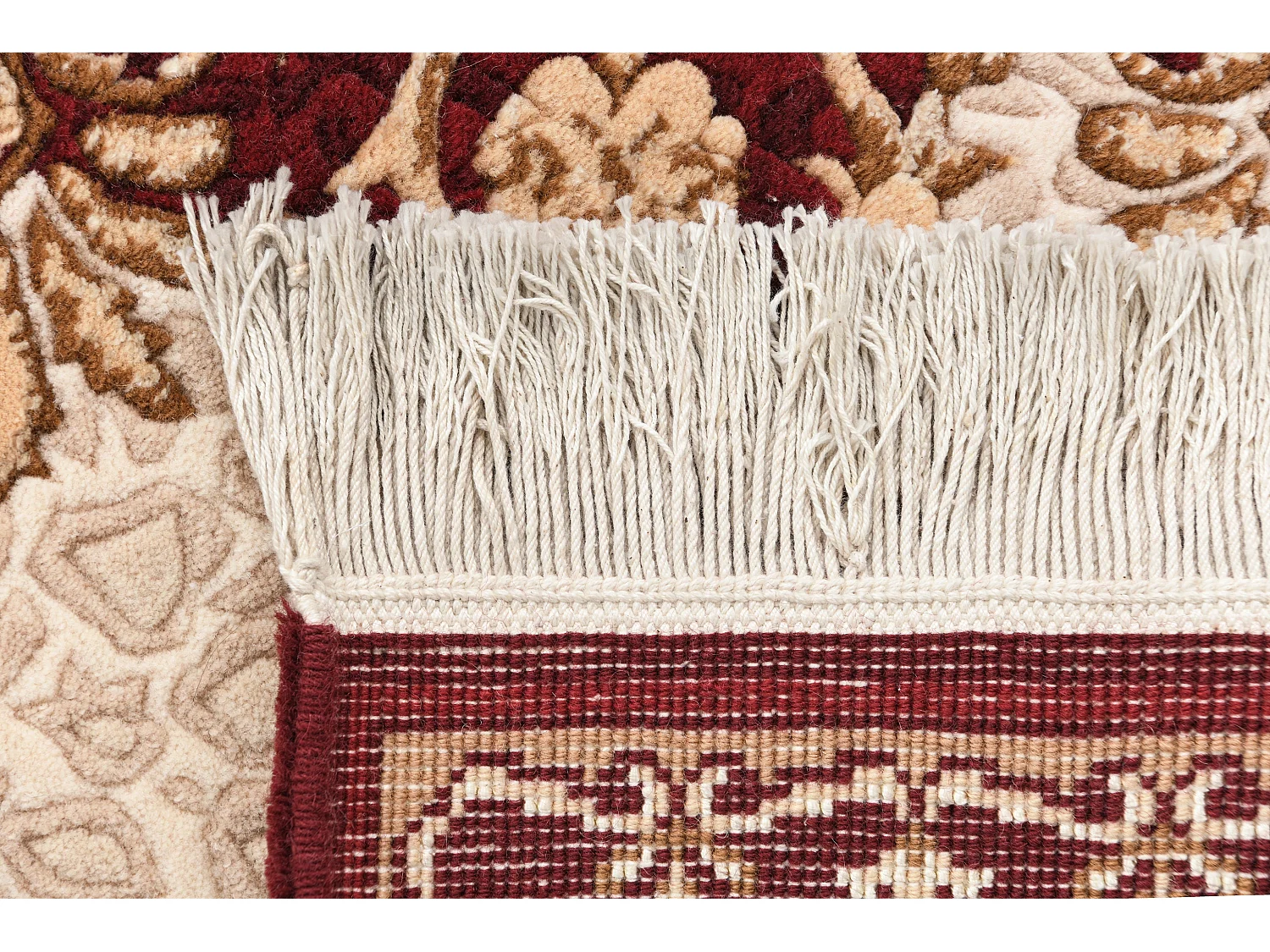 Tapis de couloir en laine 84x300 rouge Darya