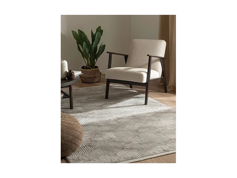 Teppich 125x185 Grau Davos Flawless