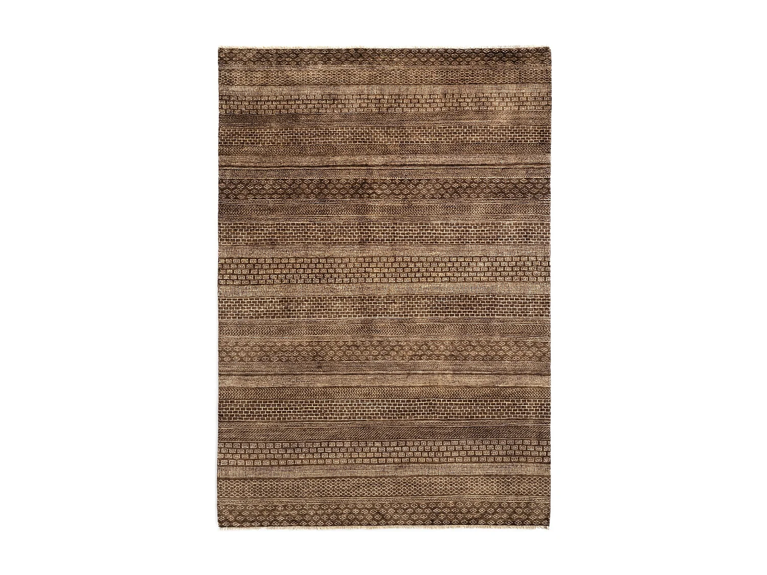 Tappeto in lana 173x248 marrone Juma