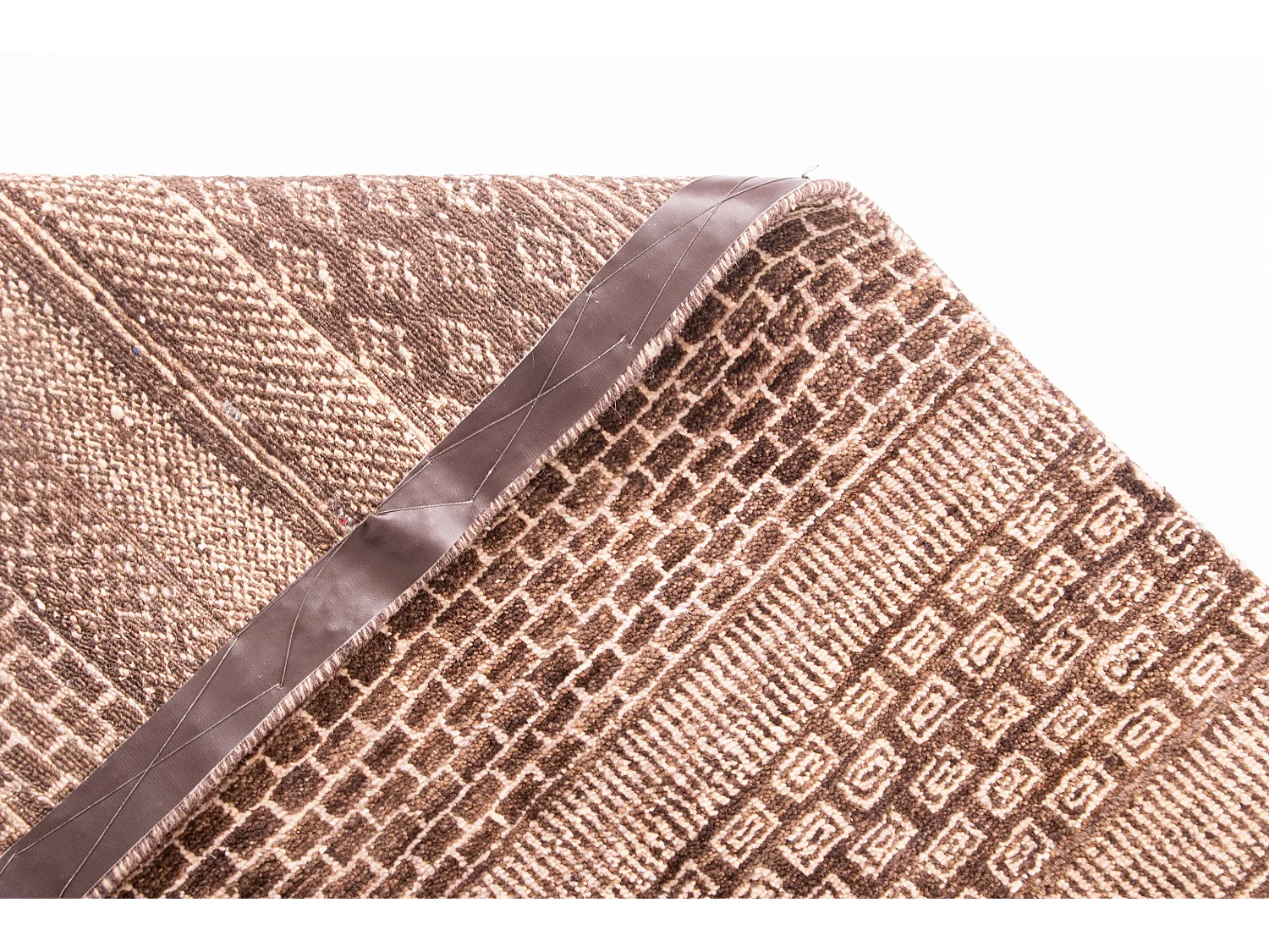 Tappeto in lana 173x248 marrone Juma