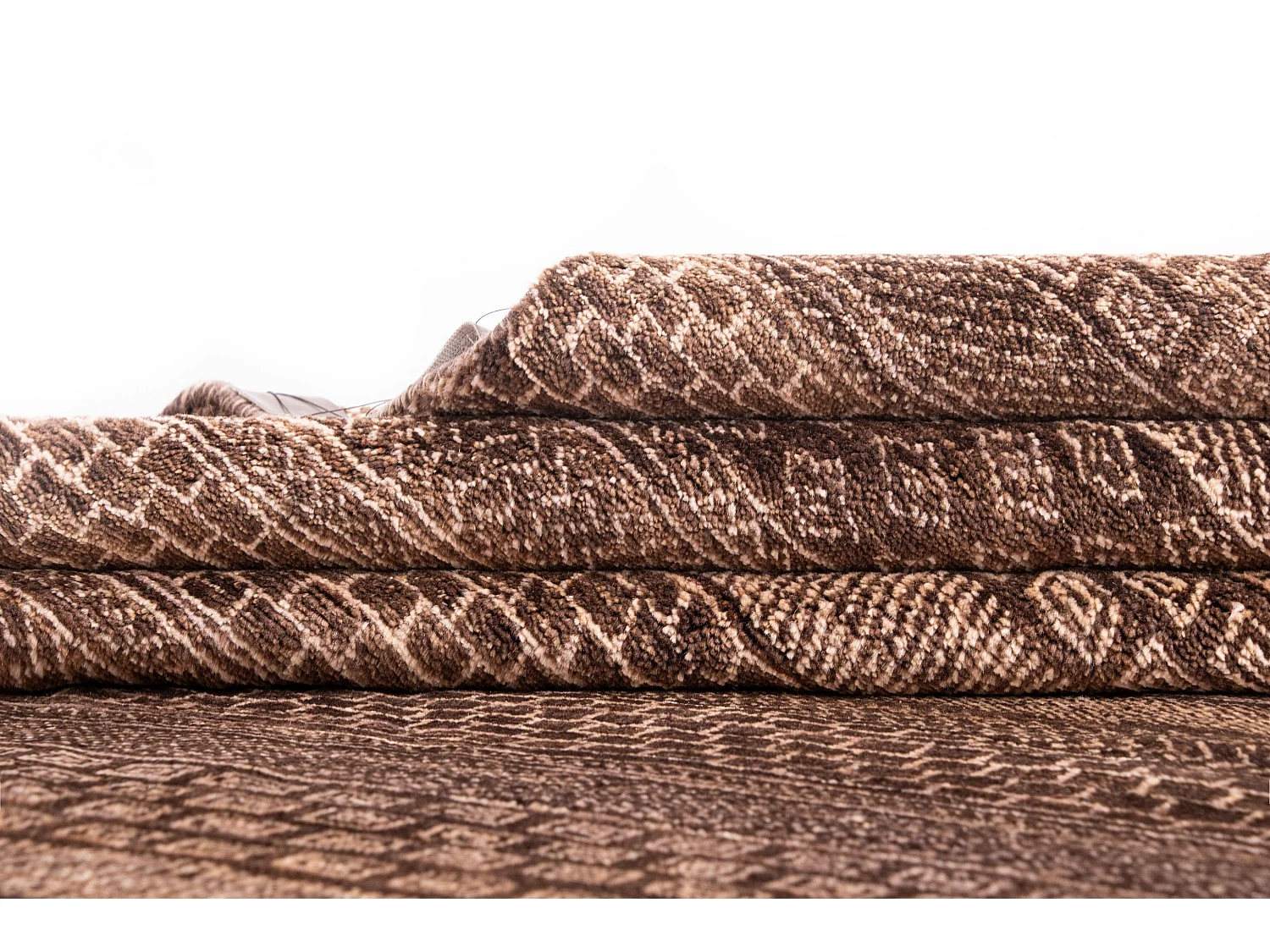 Tappeto in lana 173x248 marrone Juma