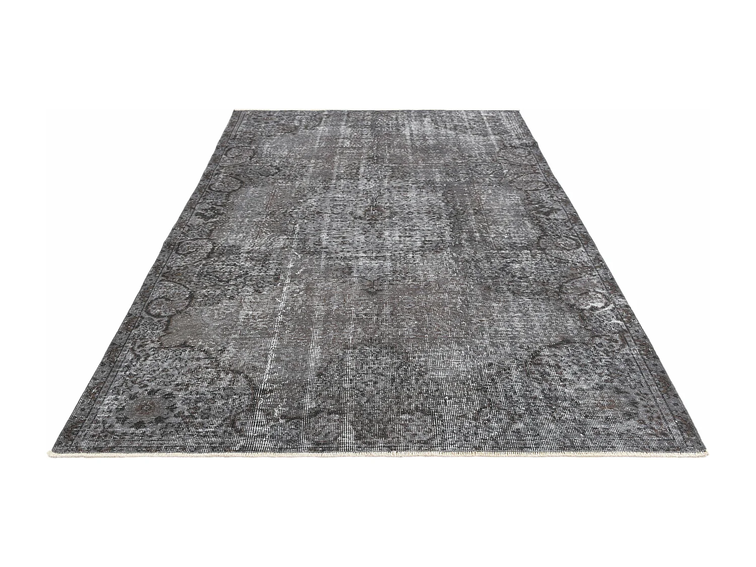 Tapis de laine 173x269 gris Ultra Vintage