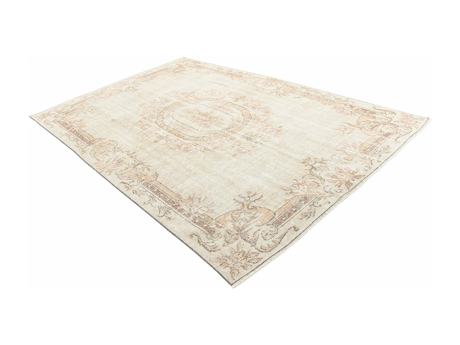 Wollteppich 183x274 Beige Ultra Vintage