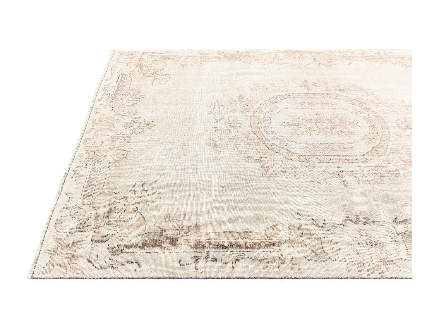 Wollteppich 183x274 Beige Ultra Vintage