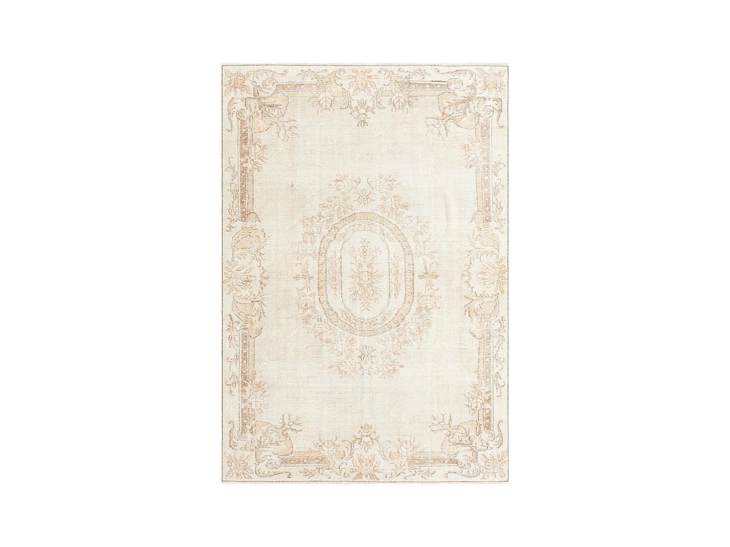 Tapis de laine 183x274 beige Ultra Vintage