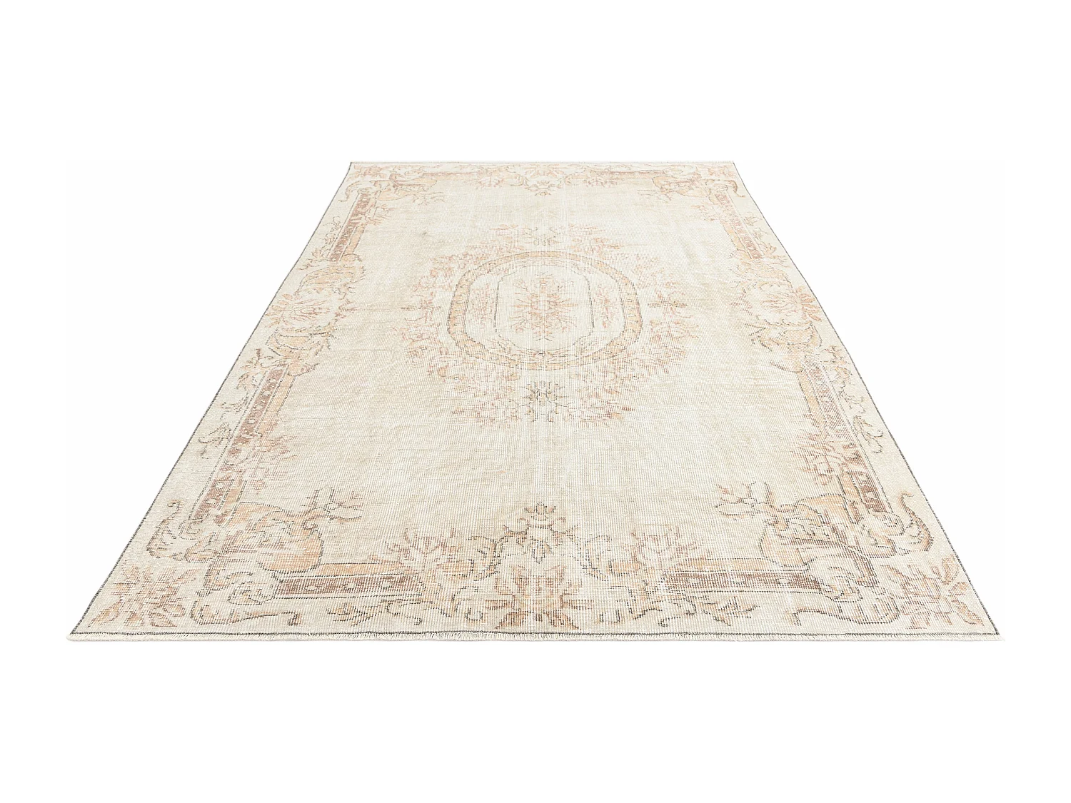 Tapis de laine 183x274 beige Ultra Vintage