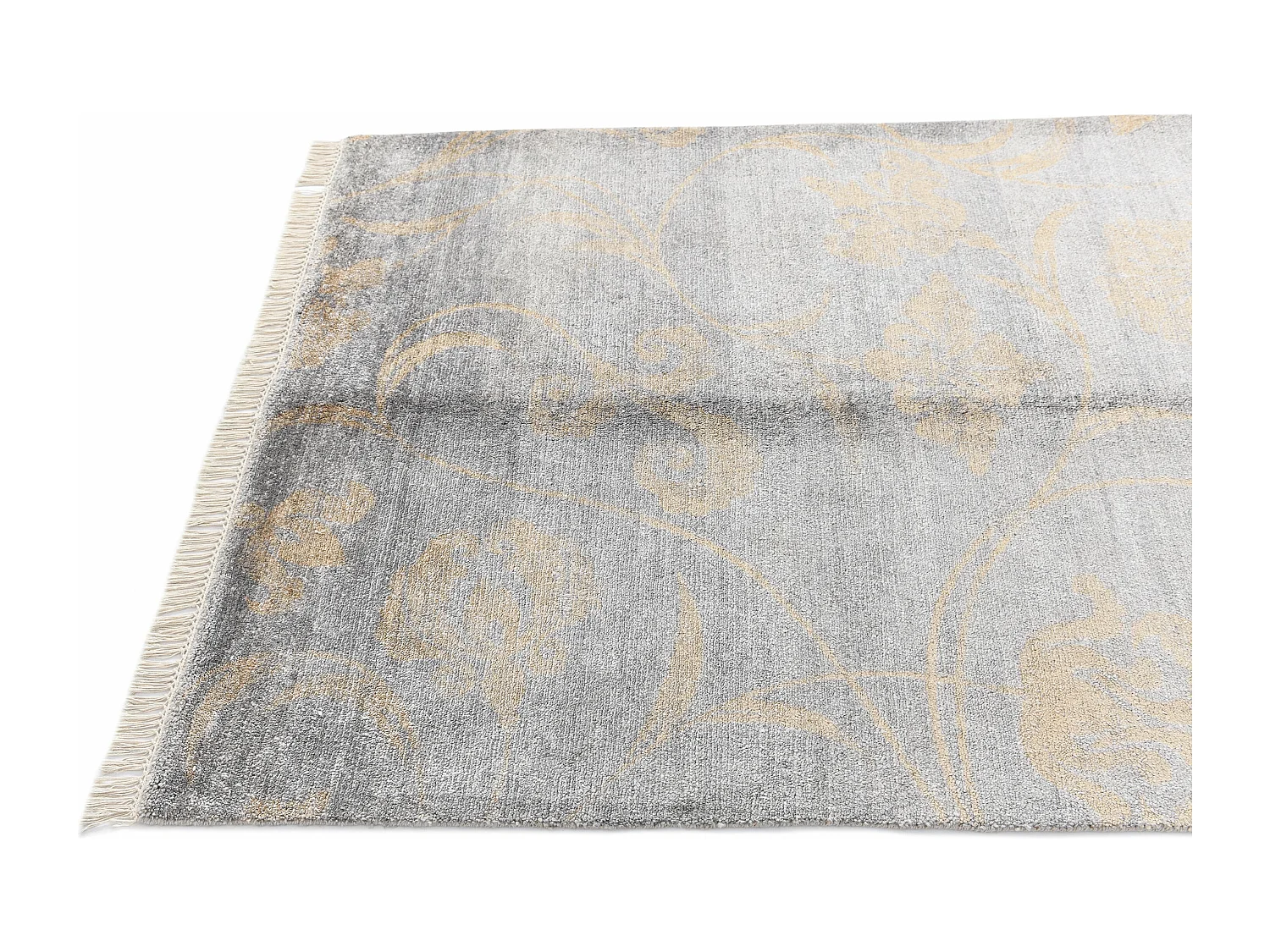 Wollteppich 130x193 Grau Darya