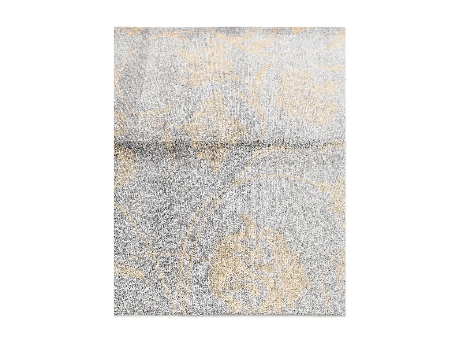 Wollteppich 130x193 Grau Darya