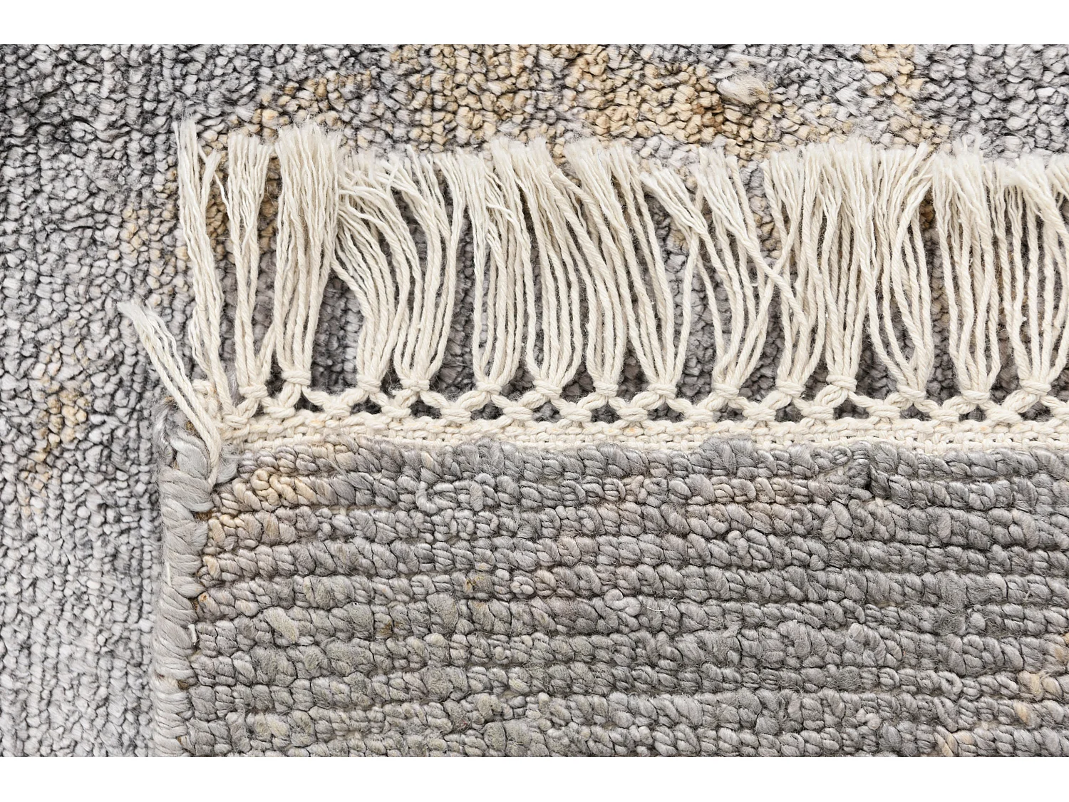 Wollteppich 130x193 Grau Darya