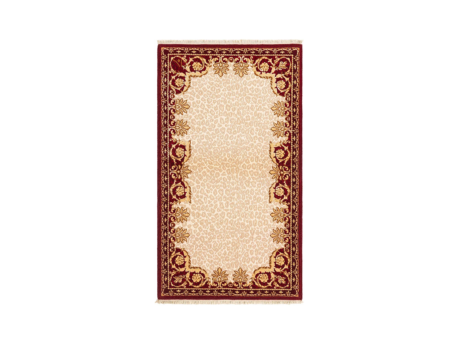 Wollteppich 91x163 Rot Darya