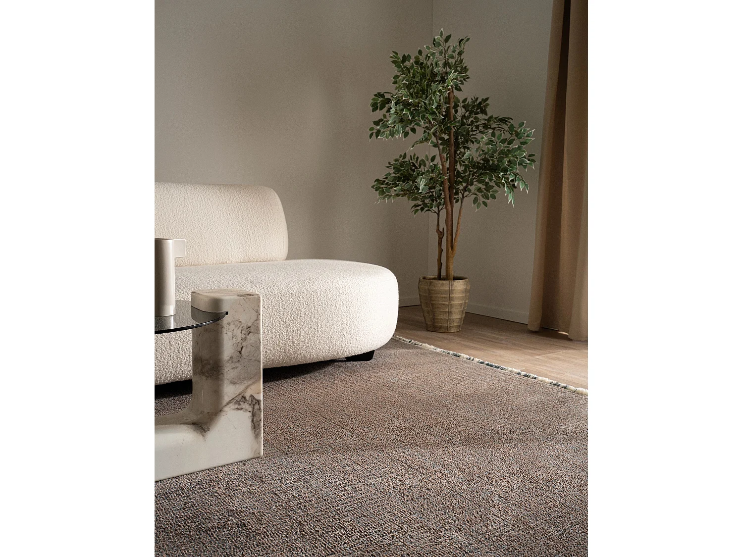 Tapis 160x245 gris St. Gallen Solid
