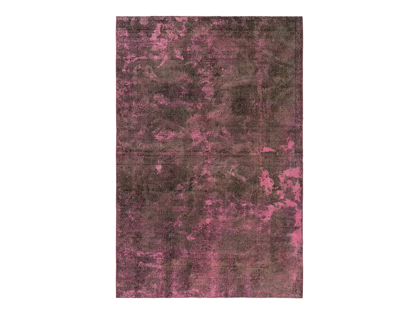 Tapis de laine 194x288 rose Vintage Royal