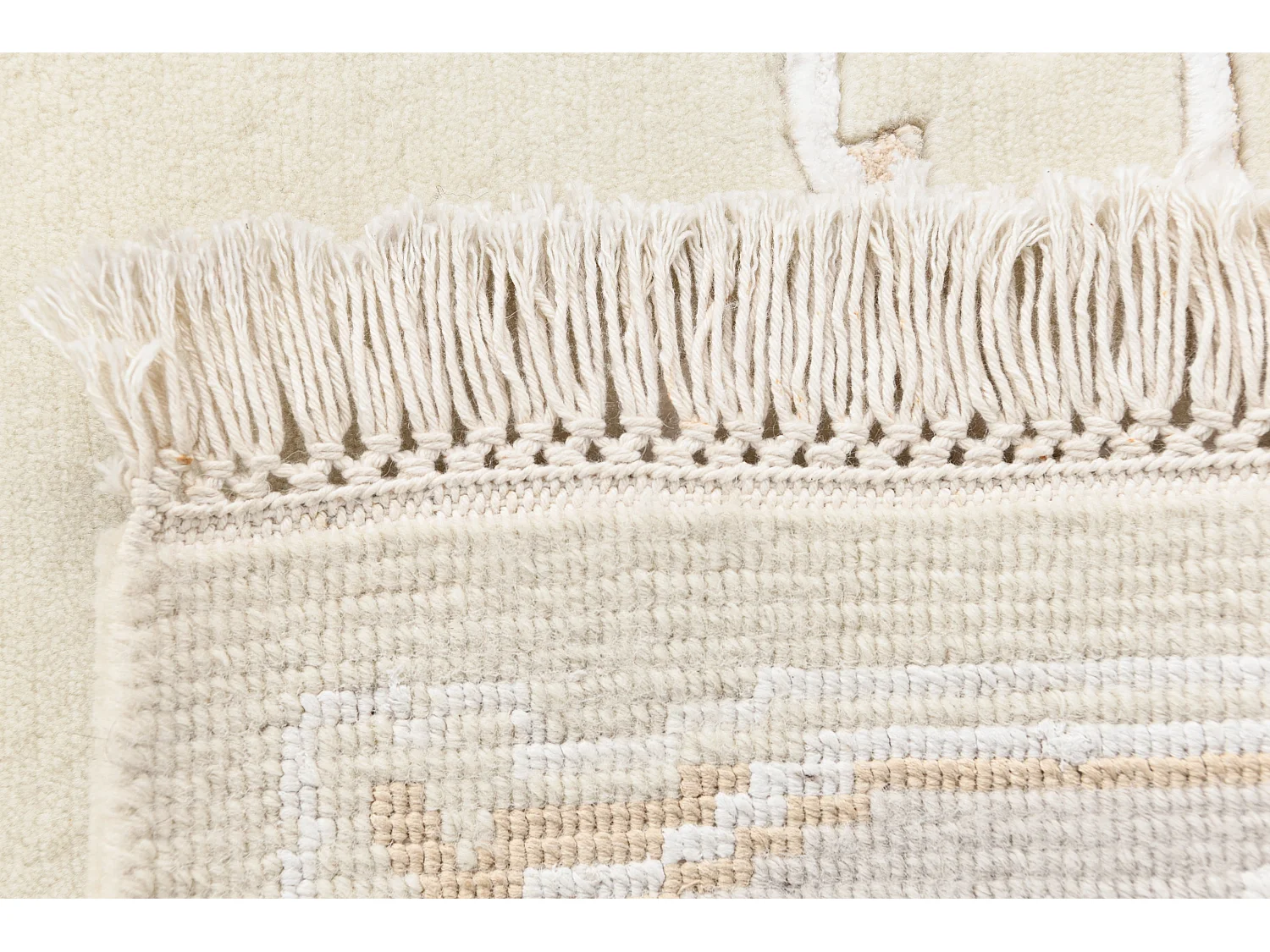 Tappeto in lana 124x183 beige Darya