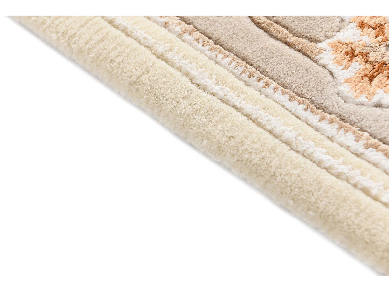 Tapis de laine 124x183 beige Darya