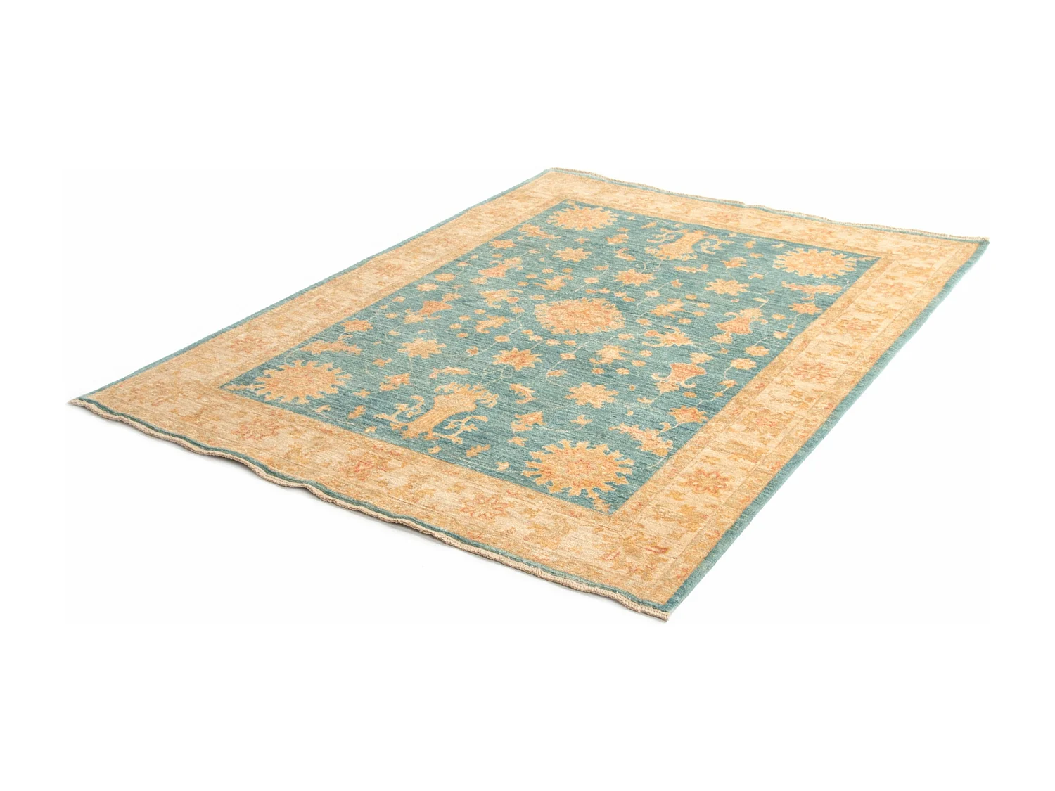 Woltapijt 197x150 Turkoois Kaizar