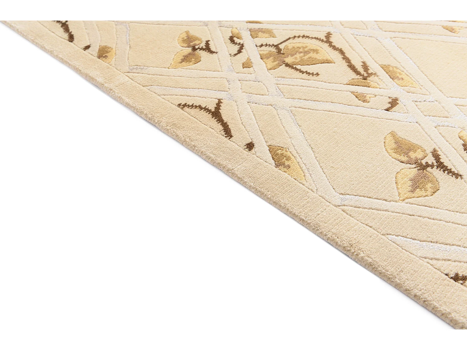 Wollteppich 150x201 Beige Darya