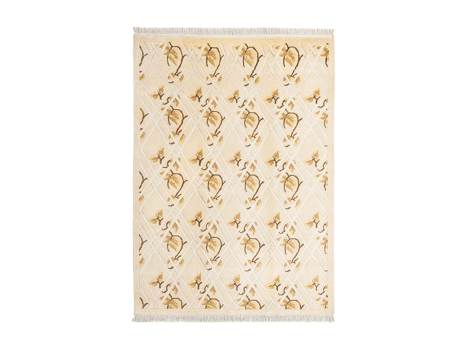 Tapis de laine 150x201 beige Darya