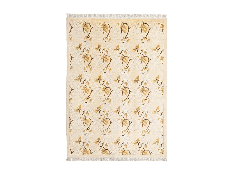 Tapis de laine 150x201 beige Darya
