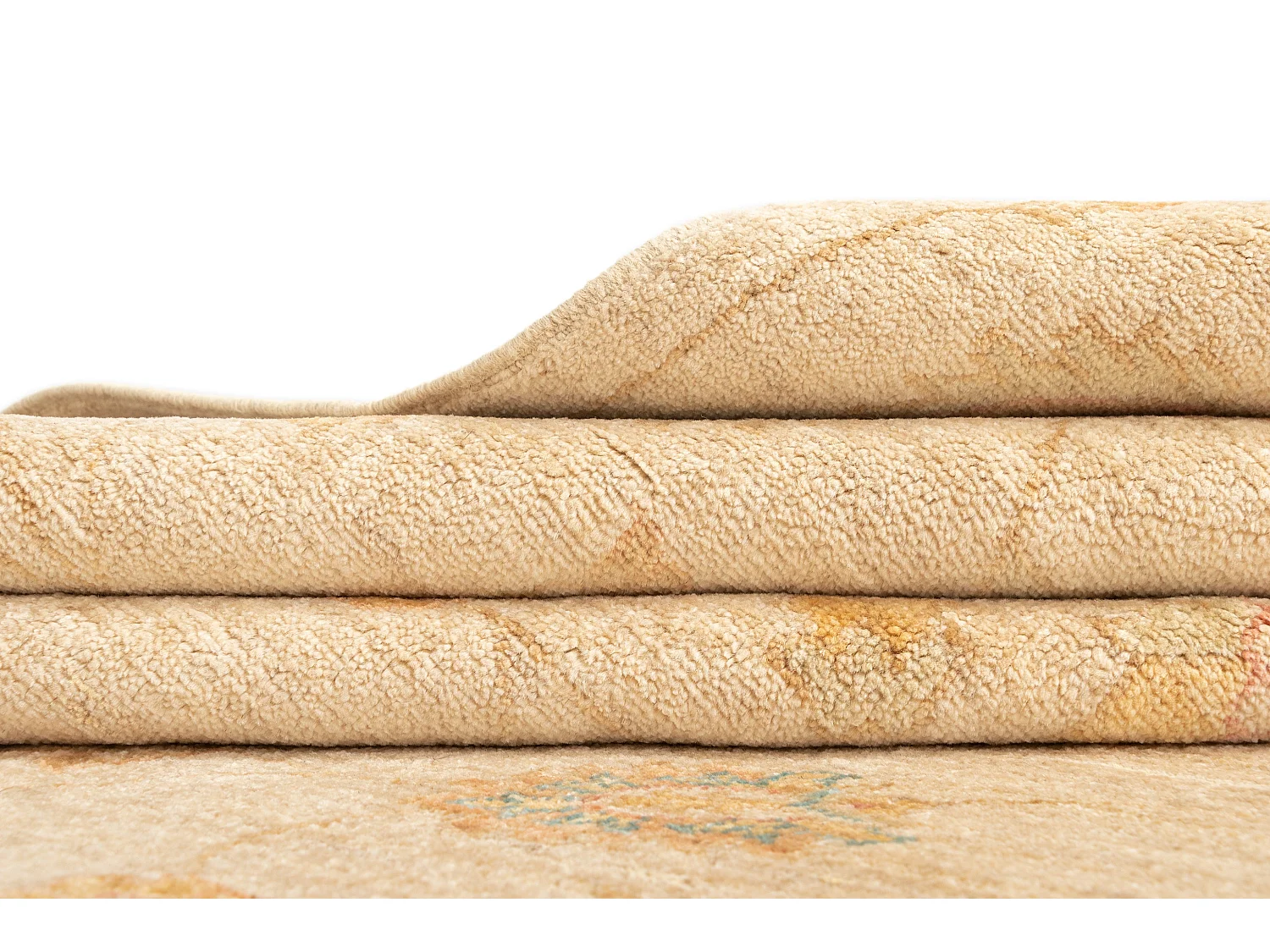 Wollteppich 180x238 Beige Ziegler