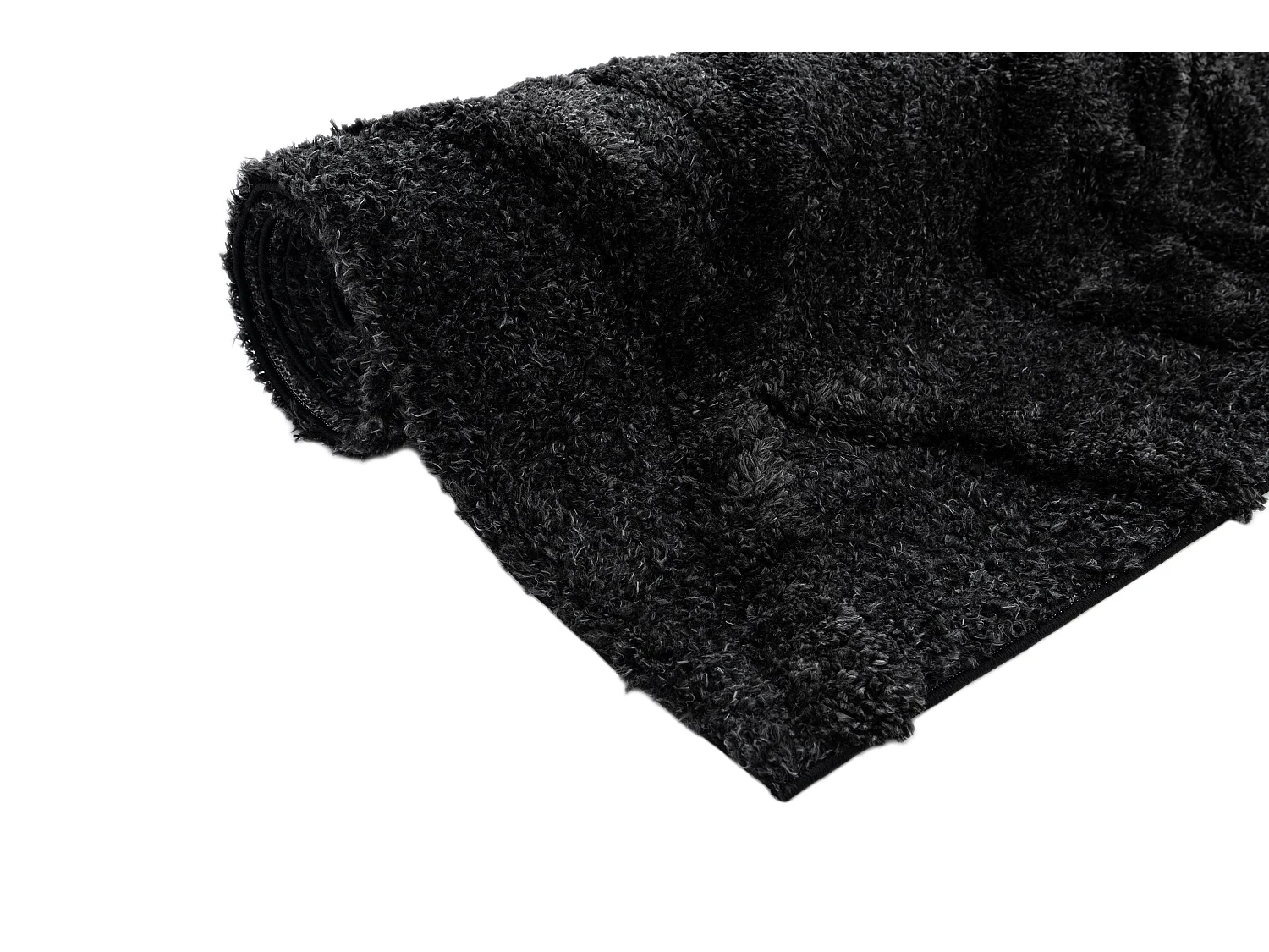 Tapis shaggy 240x305 noir Thun Tribus