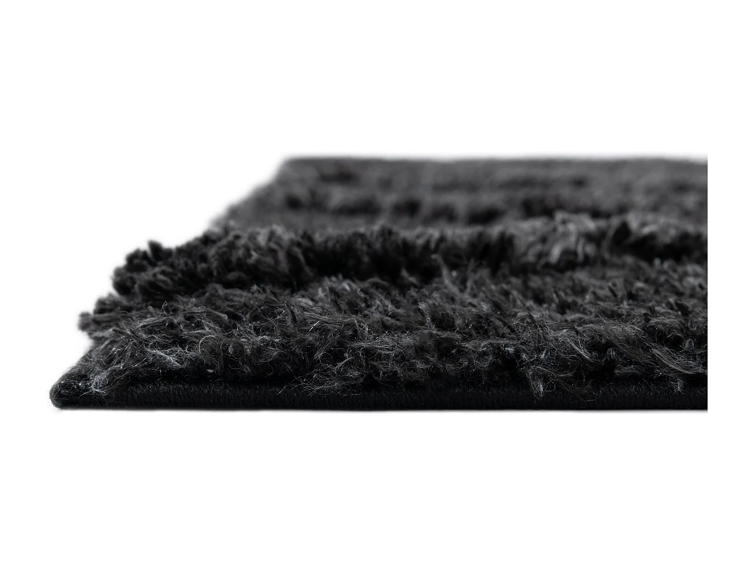 Tapis shaggy 240x305 noir Thun Tribus