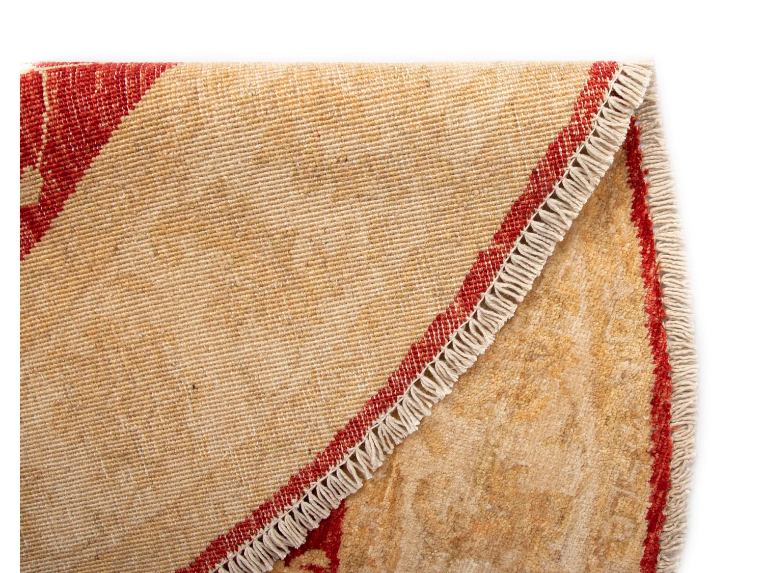 Tapis de laine 147x150 rouge Kaizar