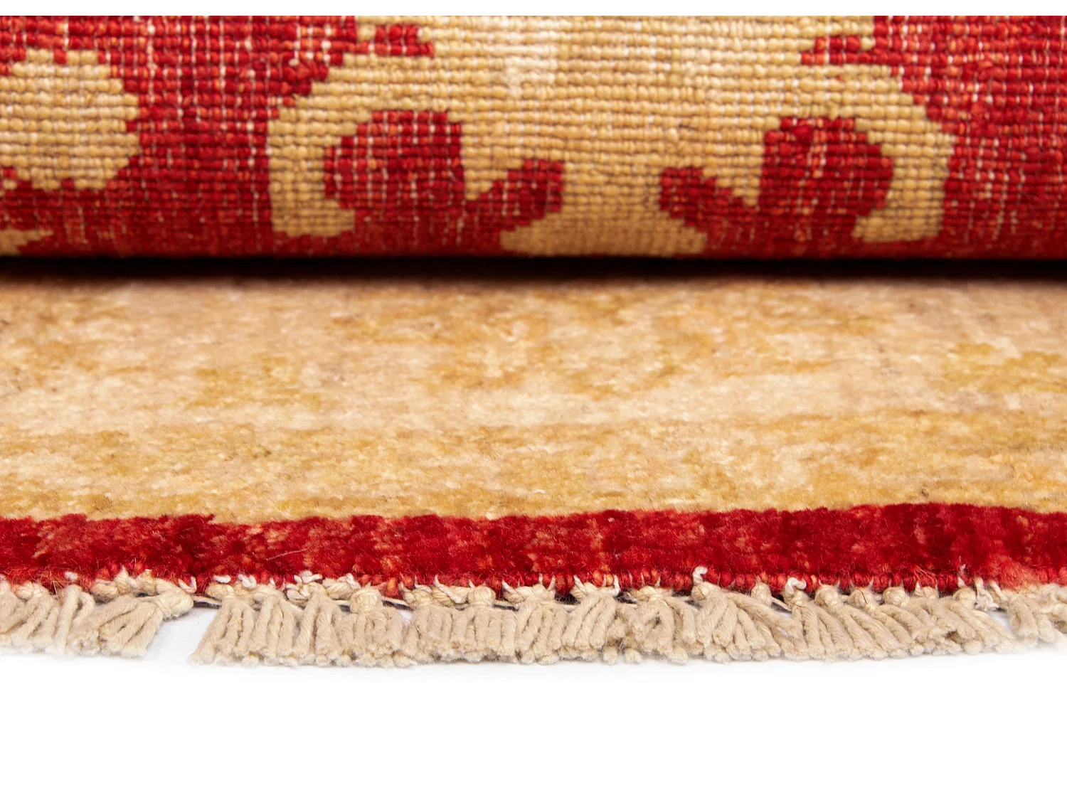 Tapis de laine 147x150 rouge Kaizar