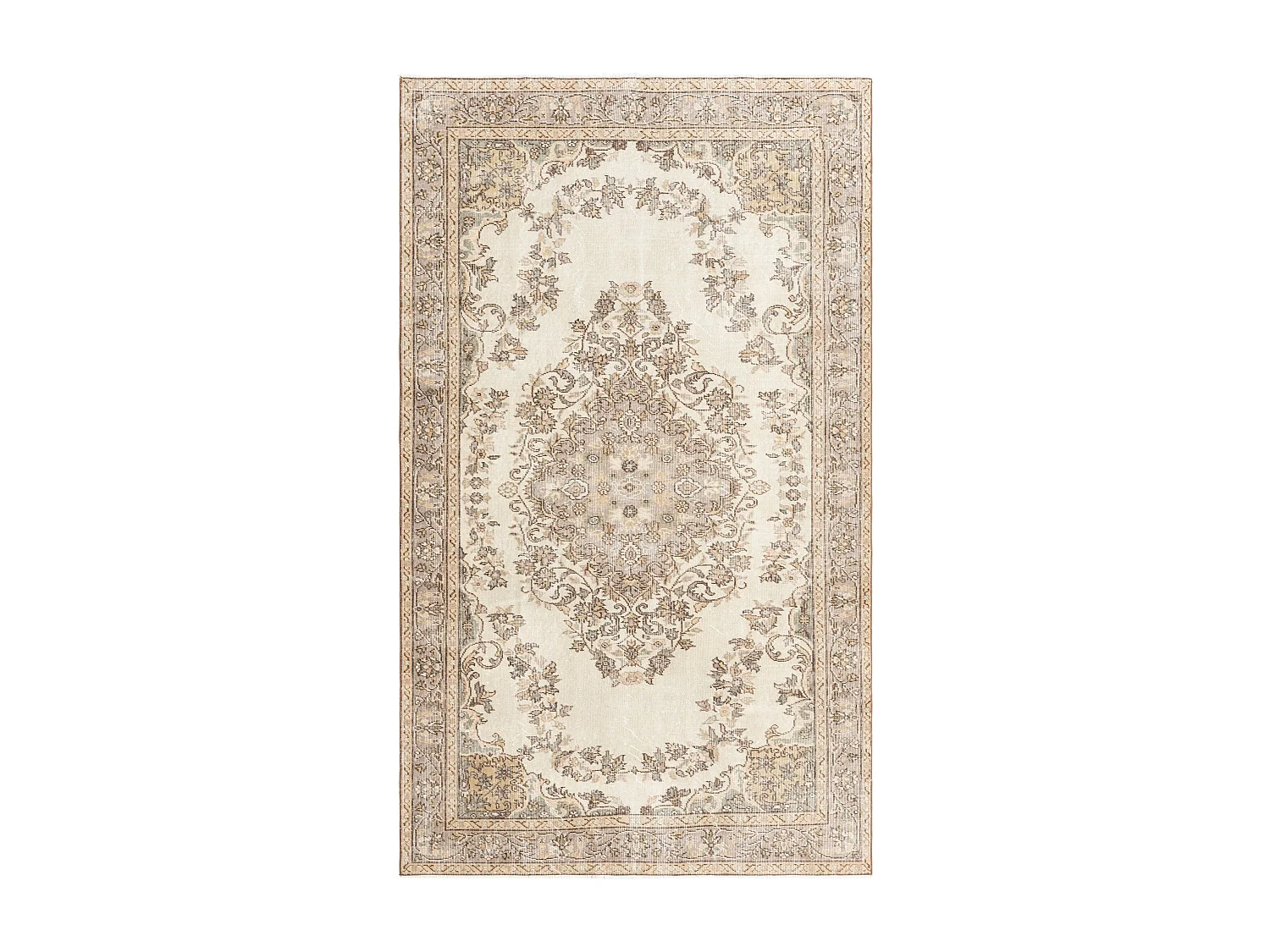 Tapis de laine 155x267 beige Ultra Vintage