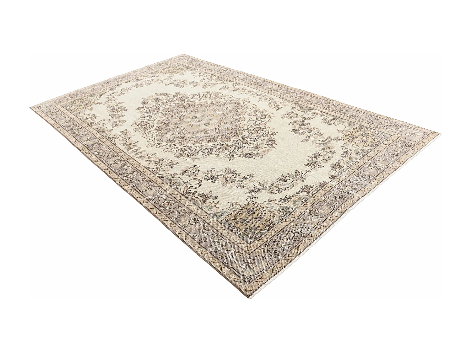 Tapis de laine 155x267 beige Ultra Vintage