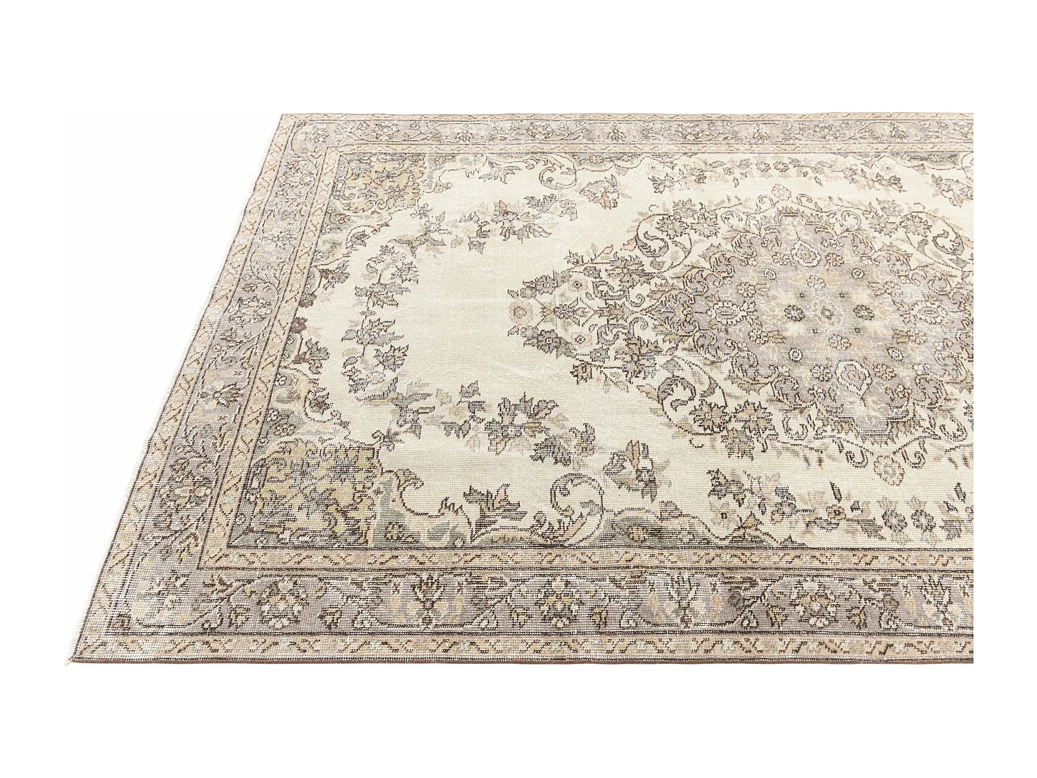 Tapis de laine 155x267 beige Ultra Vintage