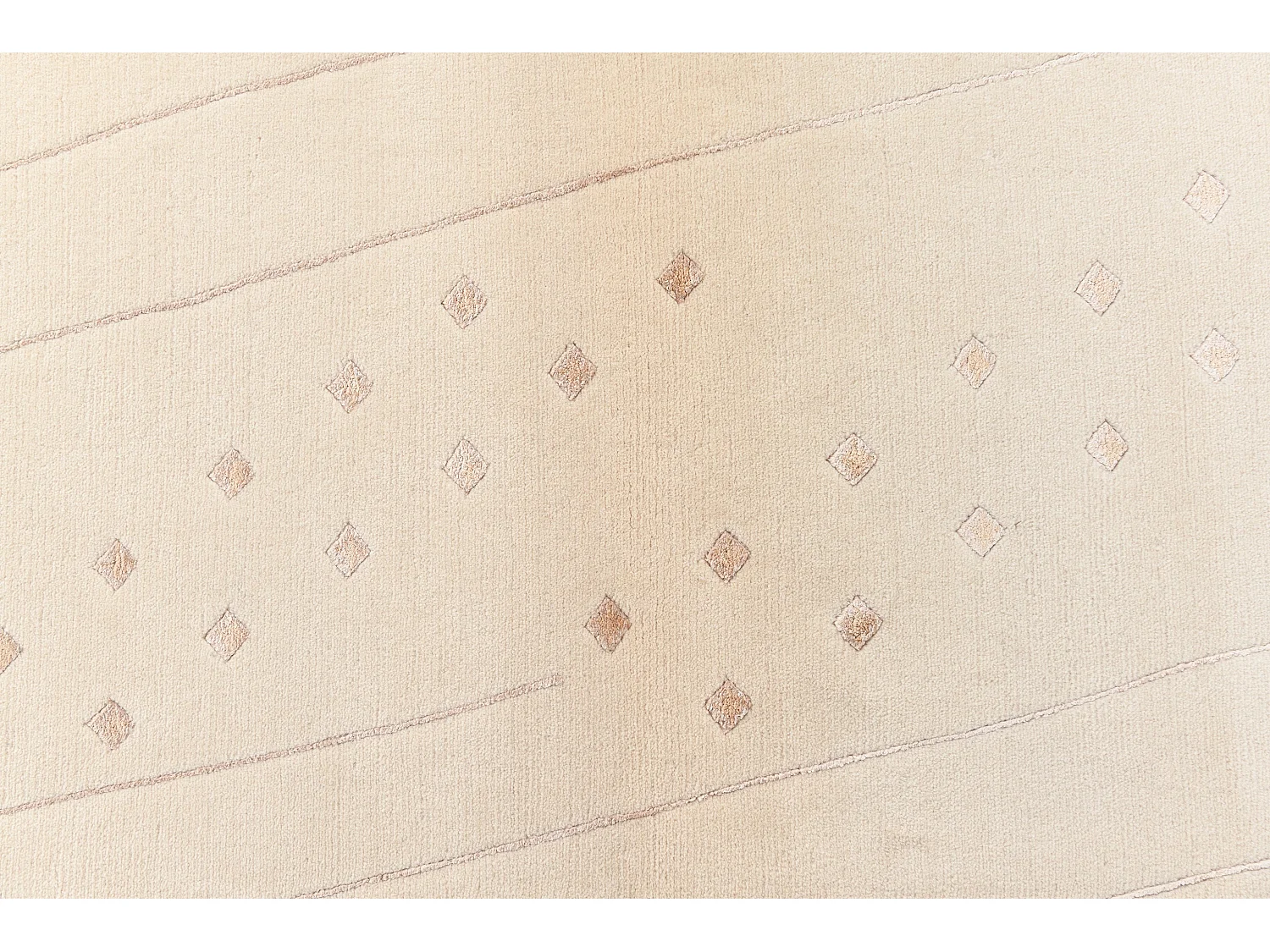 Läufer-Wollteppich 81x295 Beige Darya