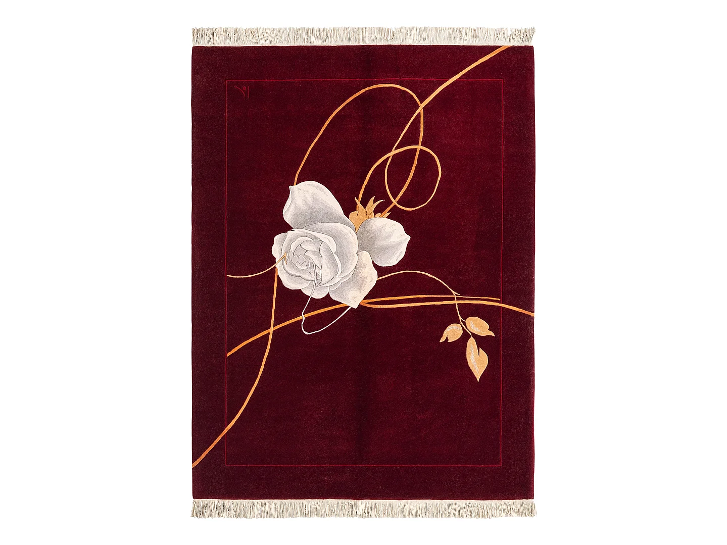Tapis de laine 152x203 rouge Darya
