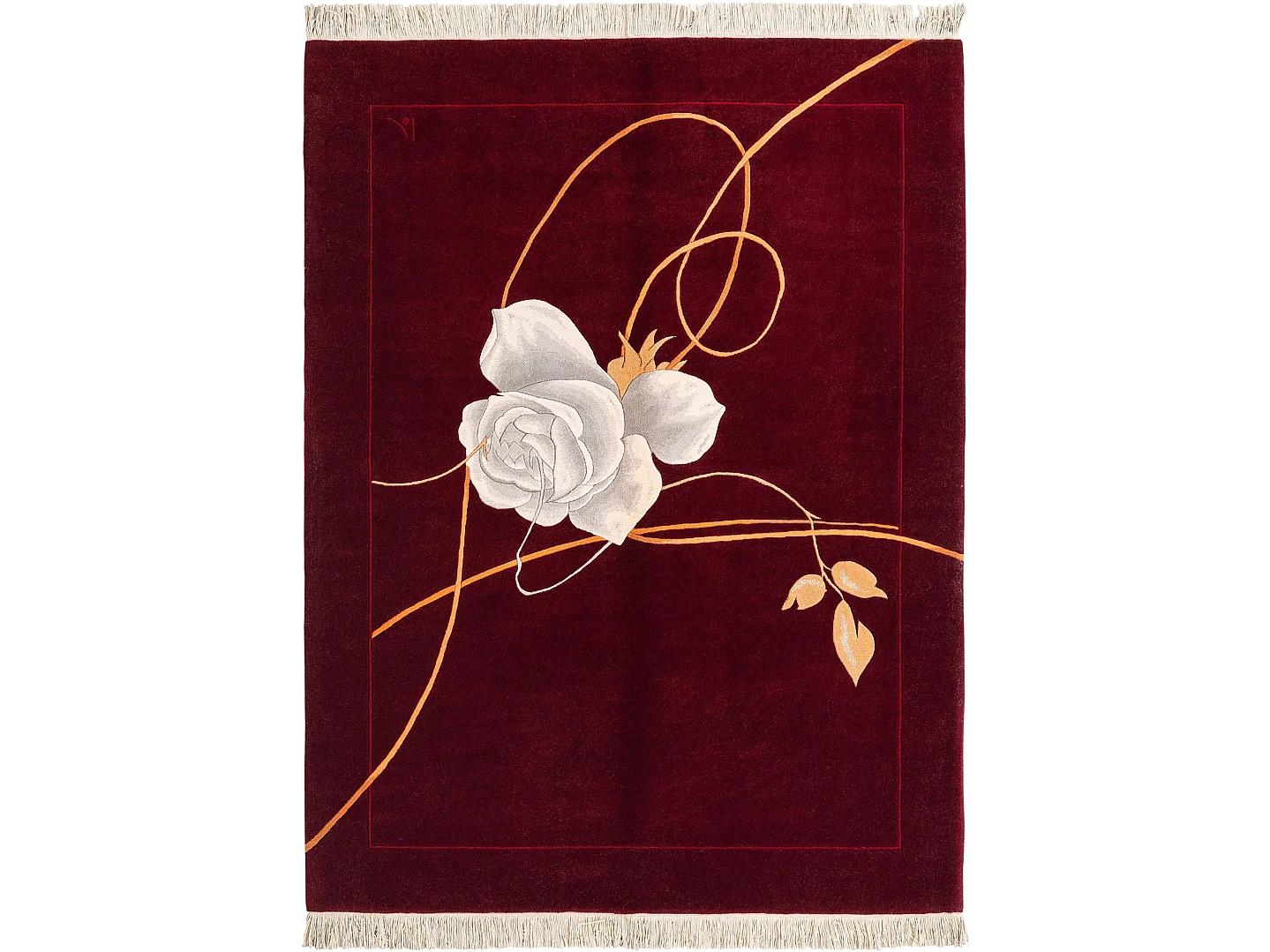Tapis de laine 152x203 rouge Darya